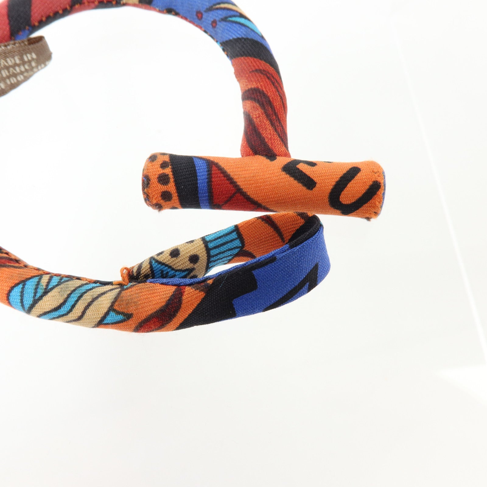 HERMES 絲質Petit H Silk Bracelet手鏈