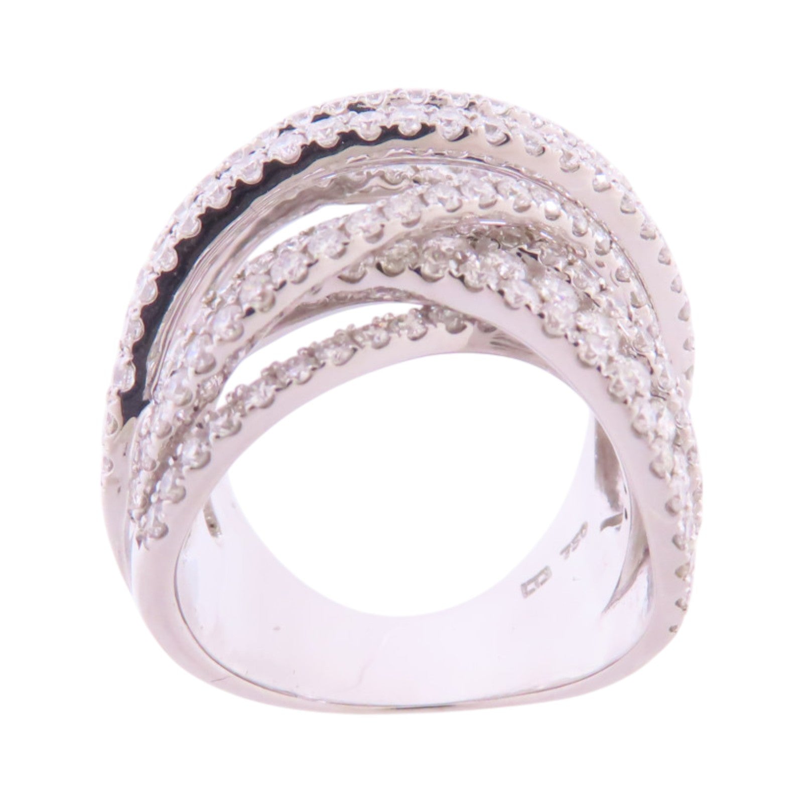 JEWELRY 18K白金/鑽石Diamond Ring戒指US#7
