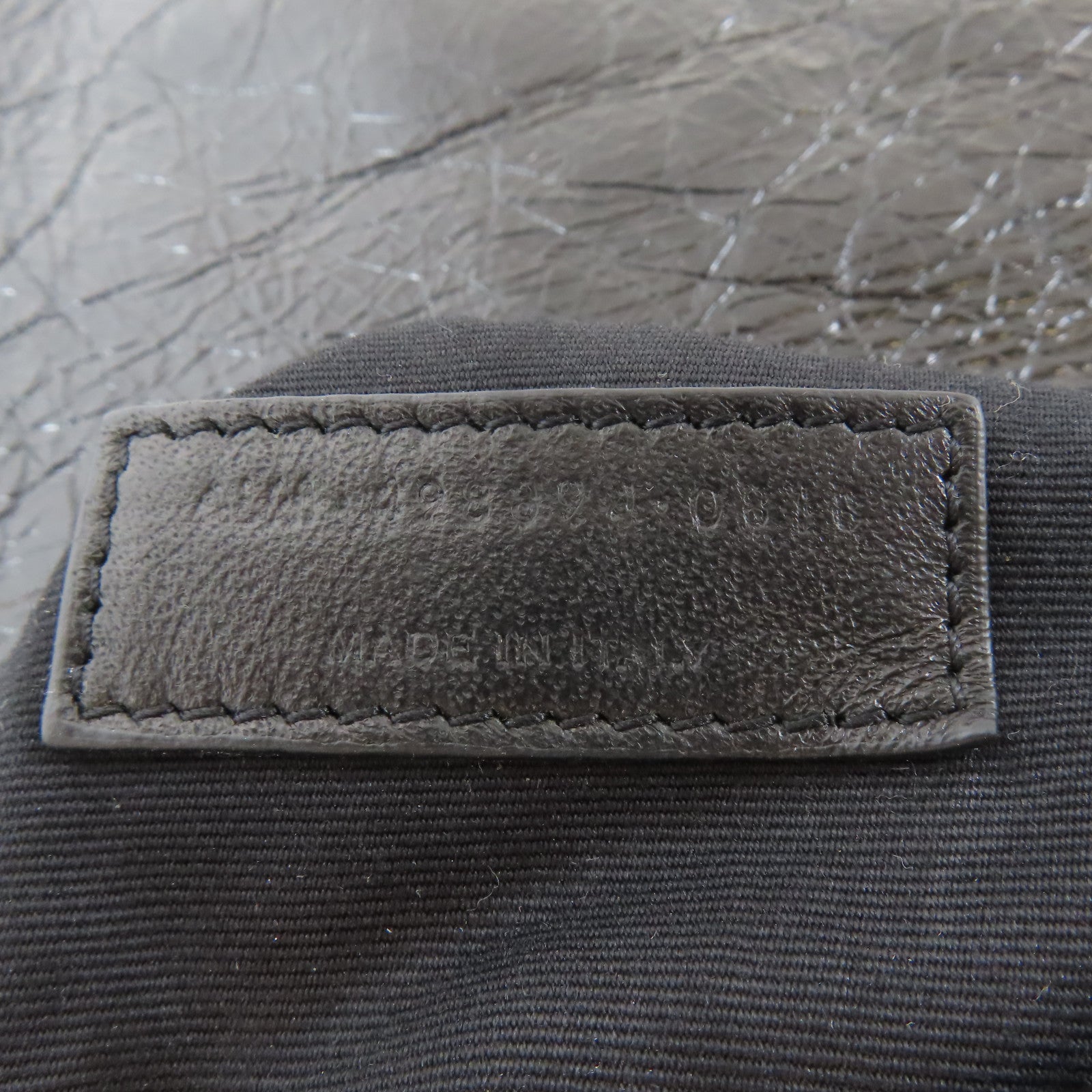 SAINT LAURENT 牛皮皮革Nikki銀扣鏈帶肩背袋黑色