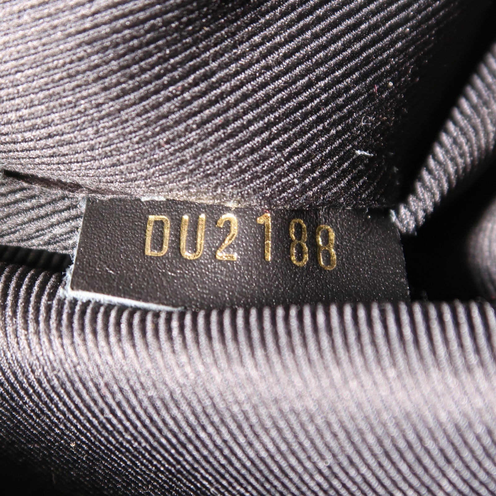 LOUIS VUITTON Monogram Saintonge金扣手挽袋棕色/黑色