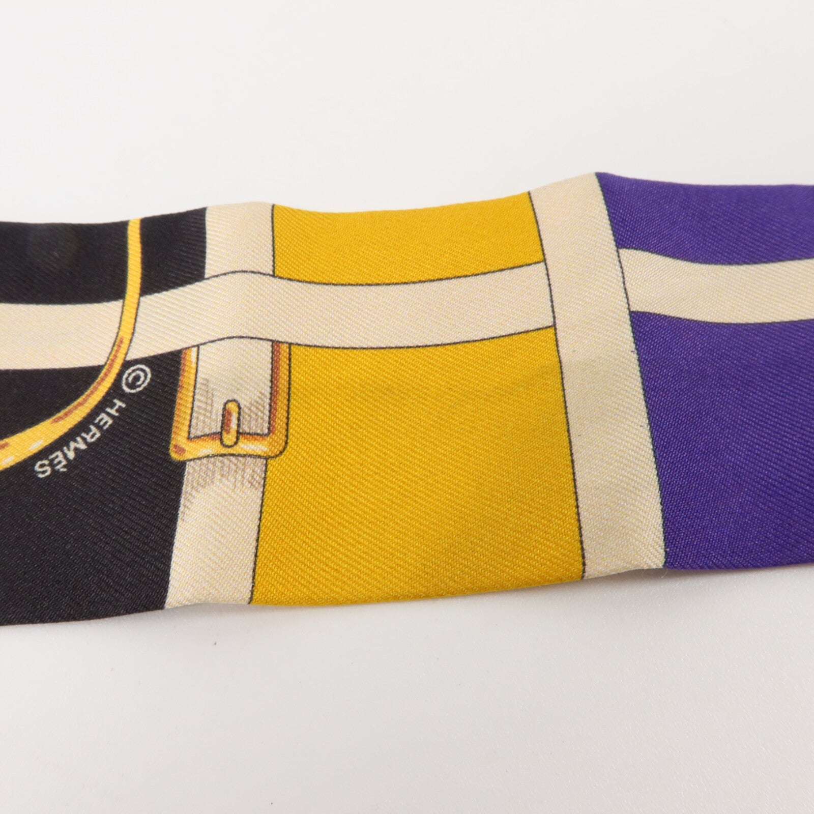 HERMES 絲質Twilly絲巾