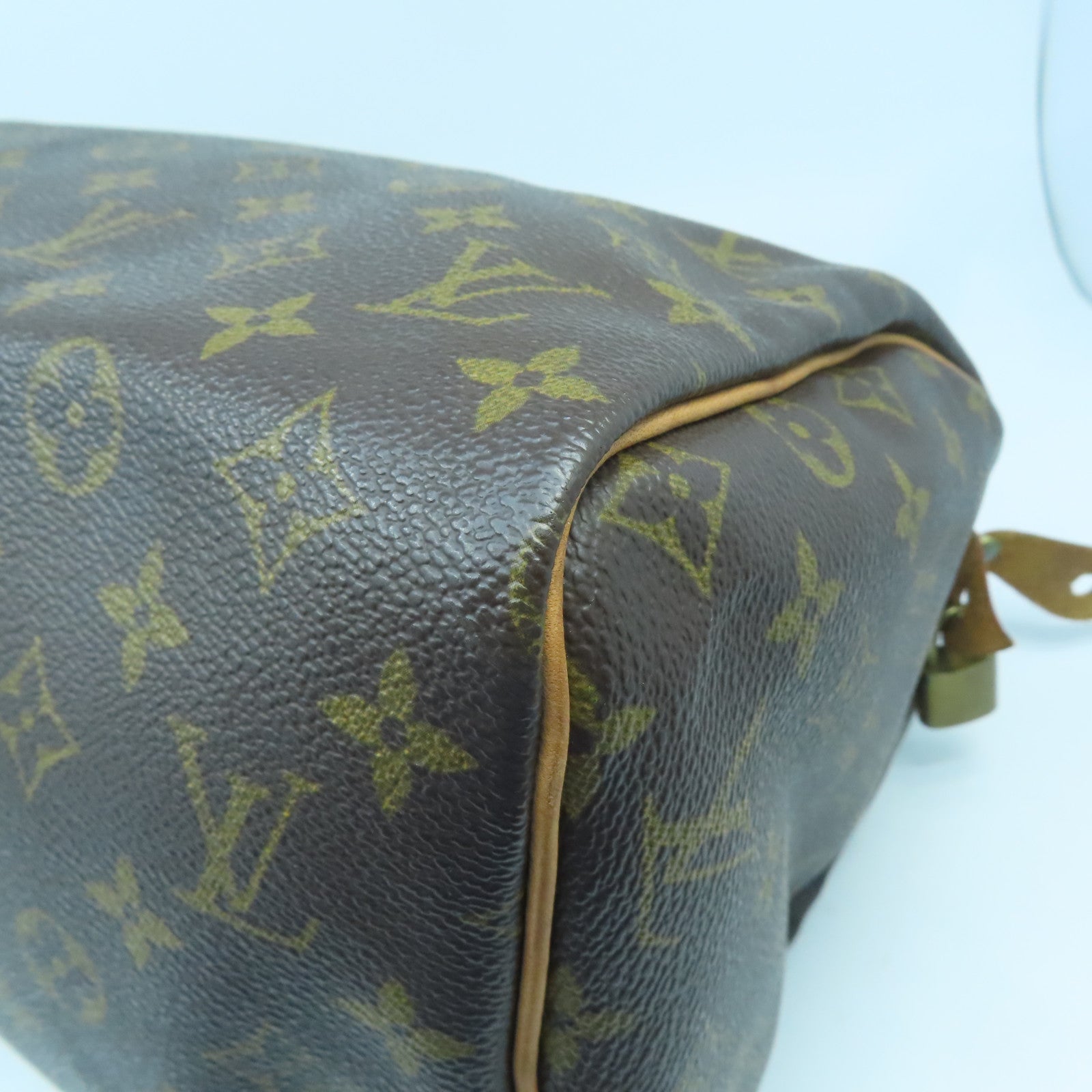 LOUIS VUITTON 【激減優惠】Monogram Speedy 30金扣手挽袋啡色