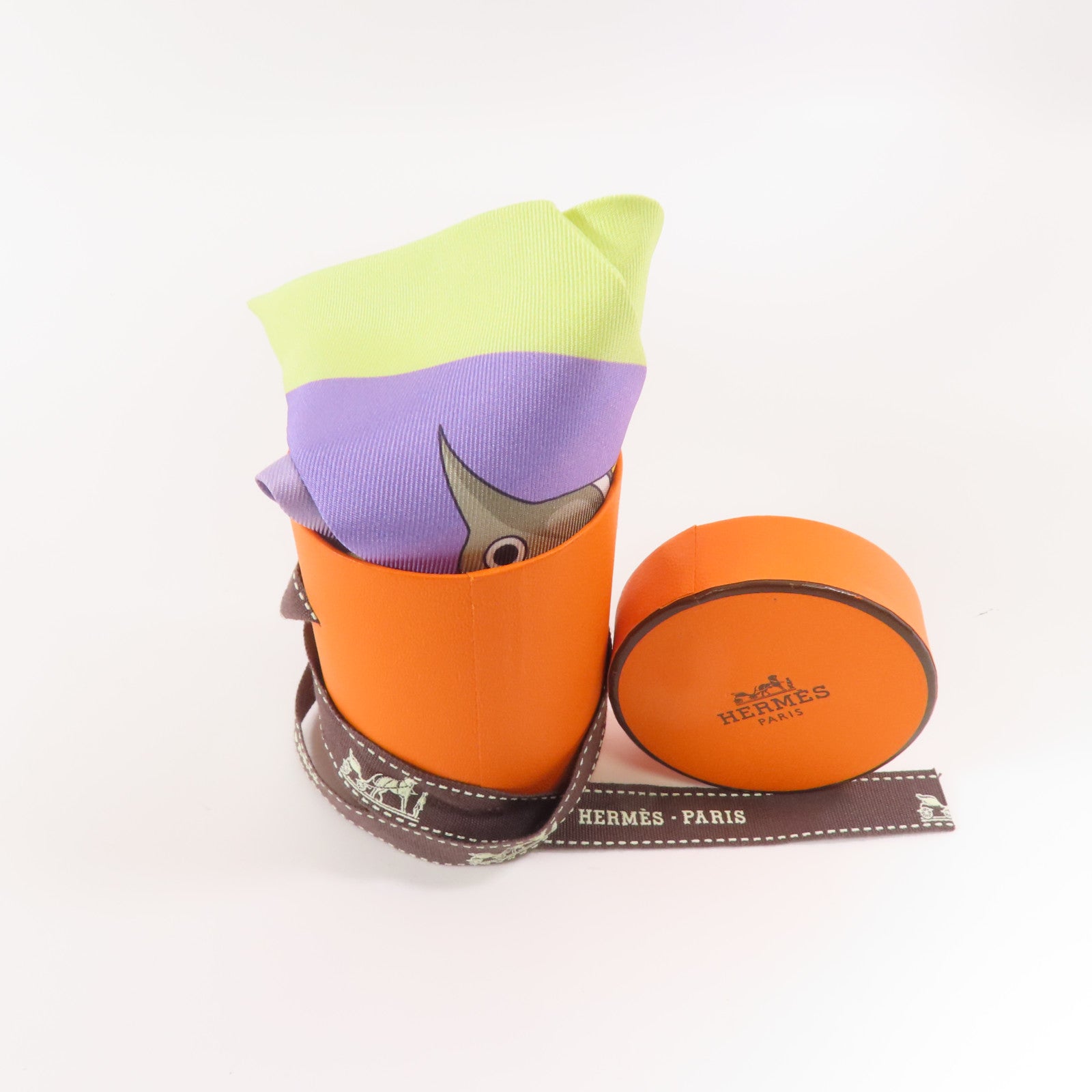 HERMES 絲質Twilly絲巾