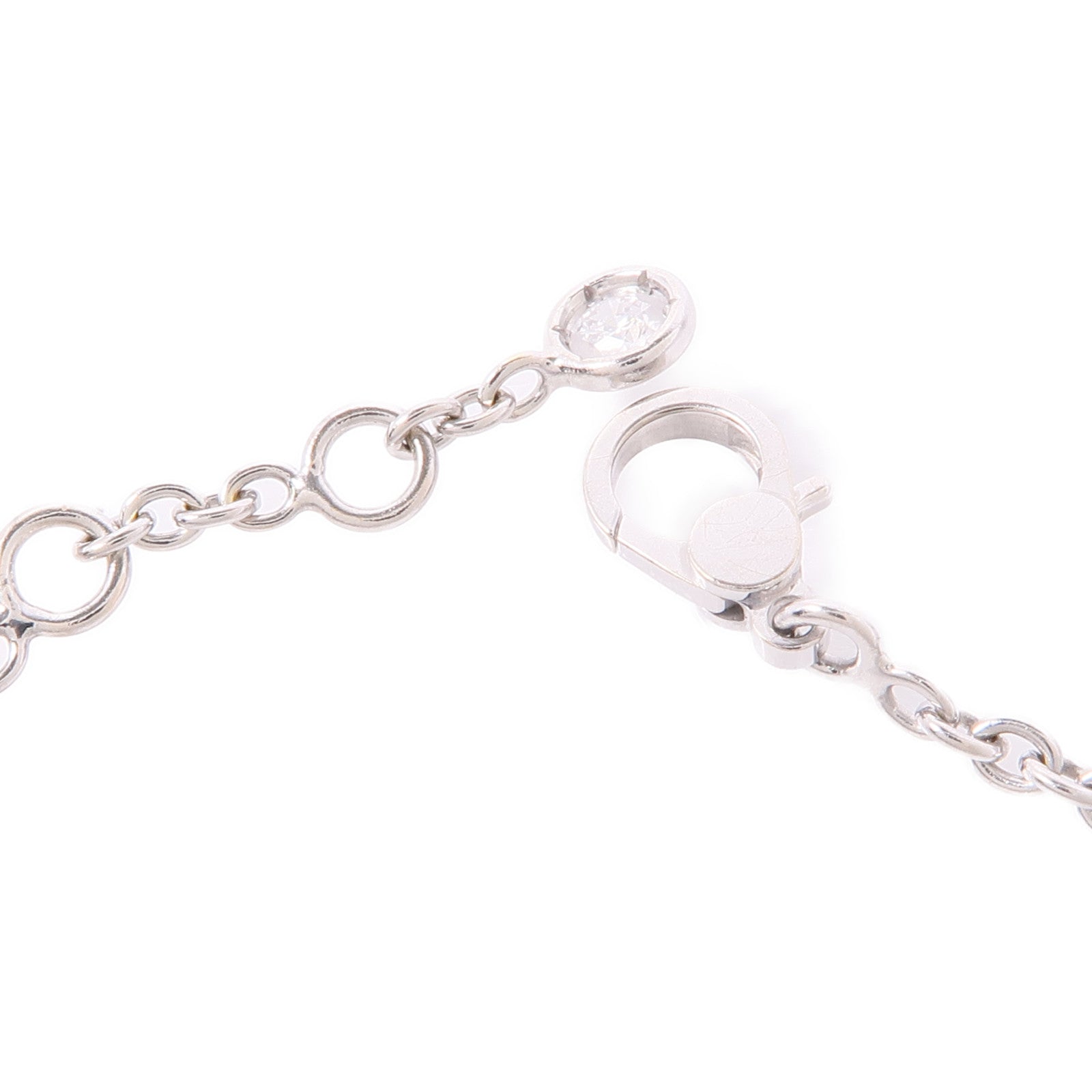 HERMES 18K白金Finesse Bracelet鑽石手鏈