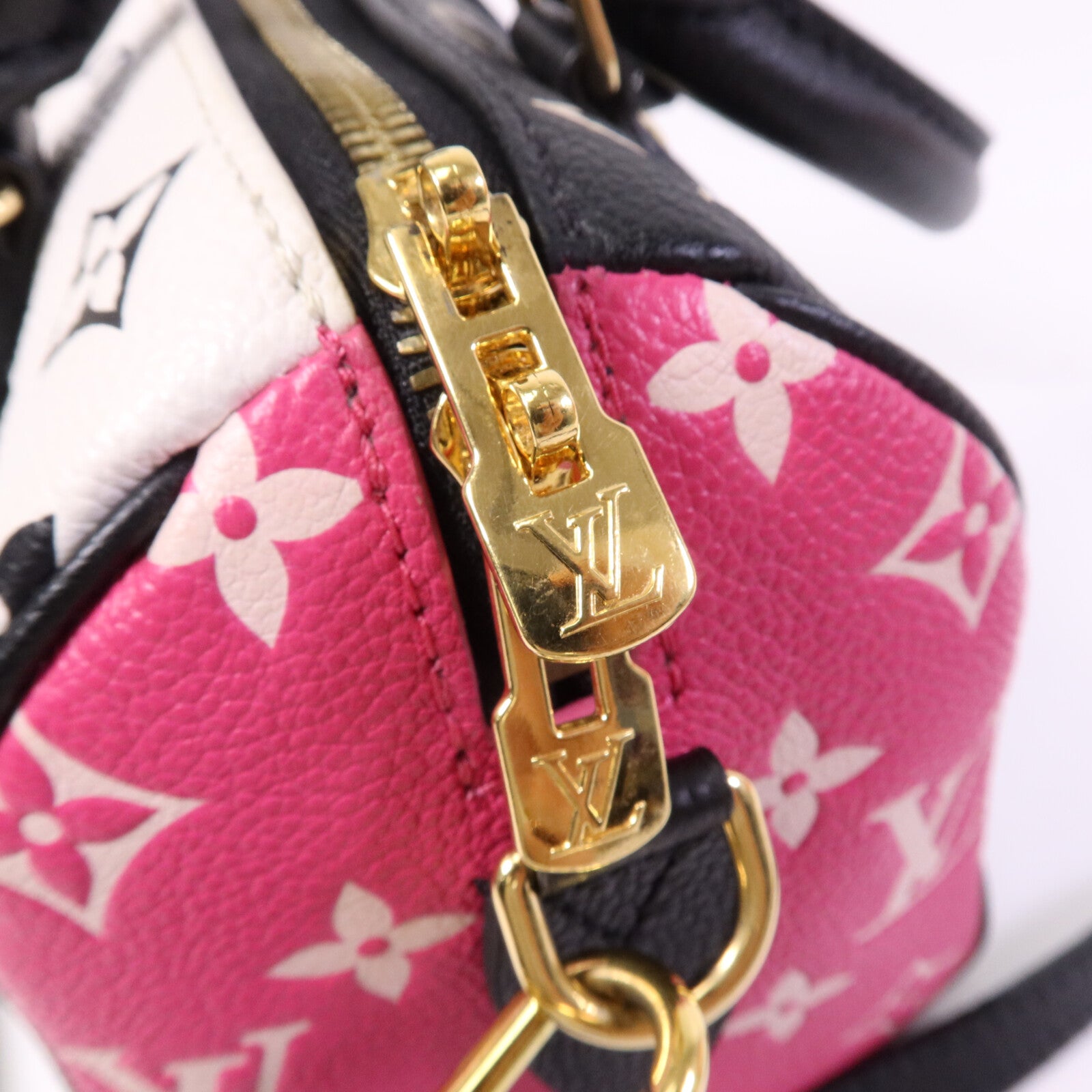 LOUIS VUITTON Monogram Empreinte Speedy Bandouliere 20金扣手挽肩背兩用袋