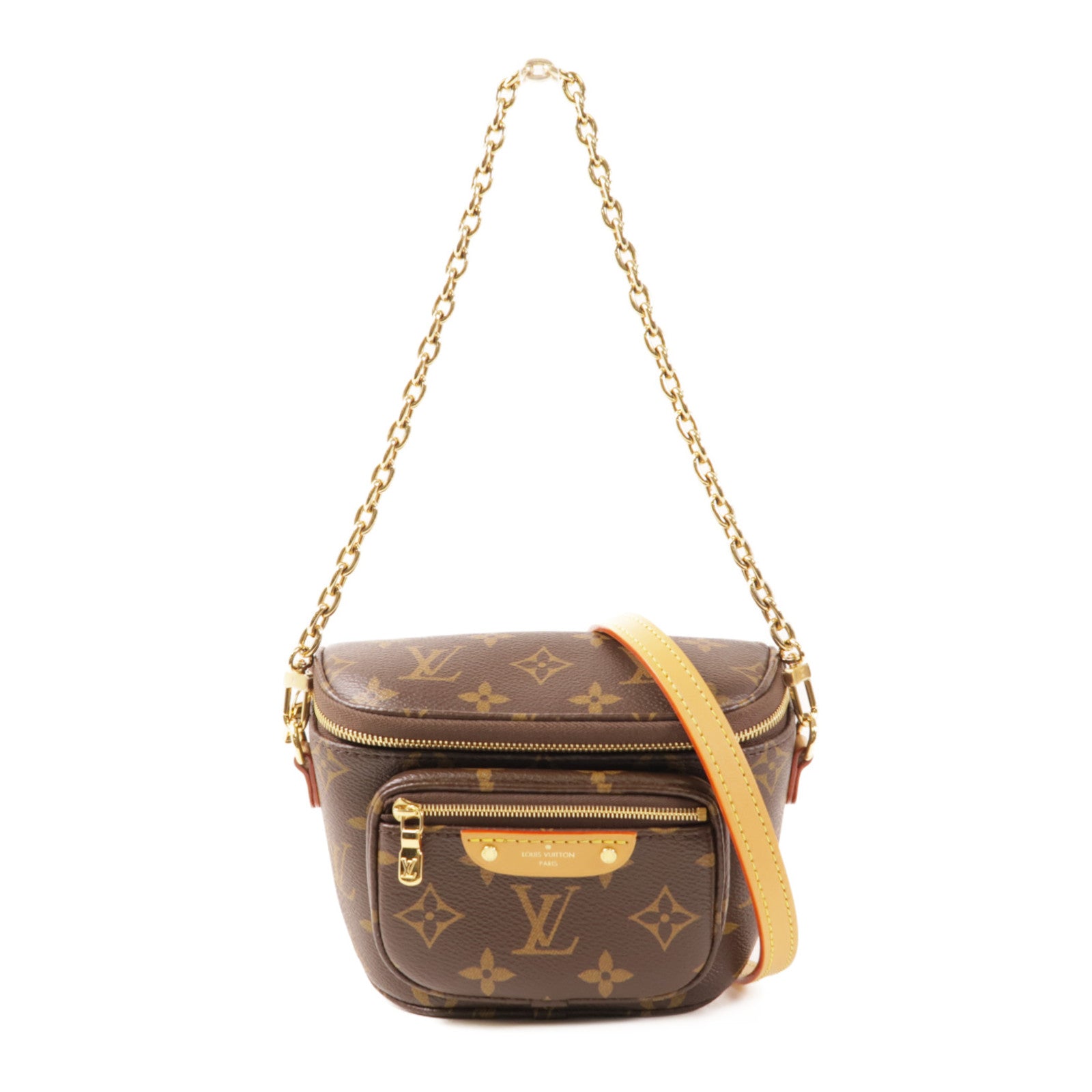 LOUIS VUITTON LV GHW Mini Bumbag Shoulder Bag M82335 Monogram Brown