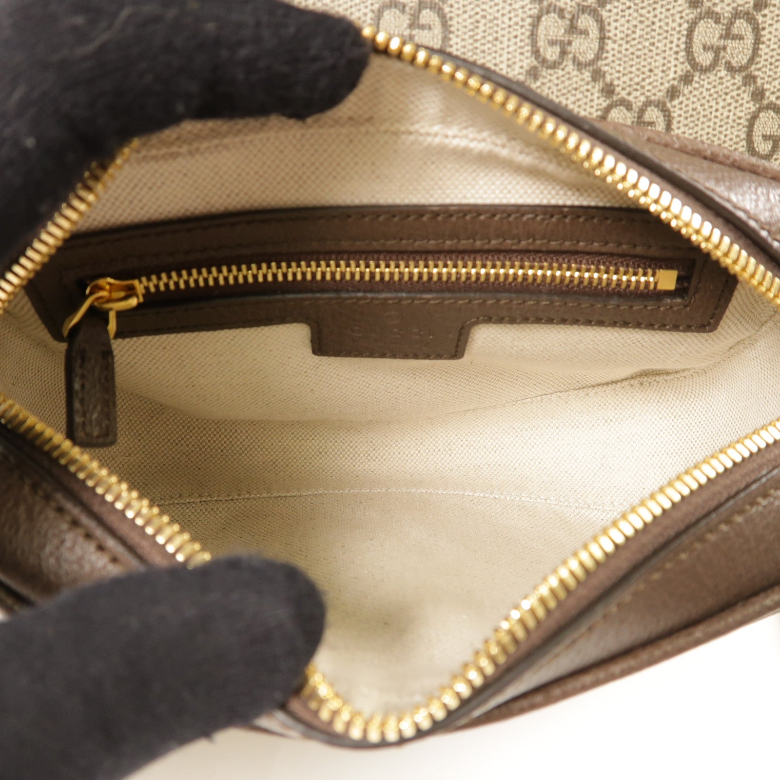 GUCCI 【激減優惠】塗層帆布Ophidia GG金扣肩背袋