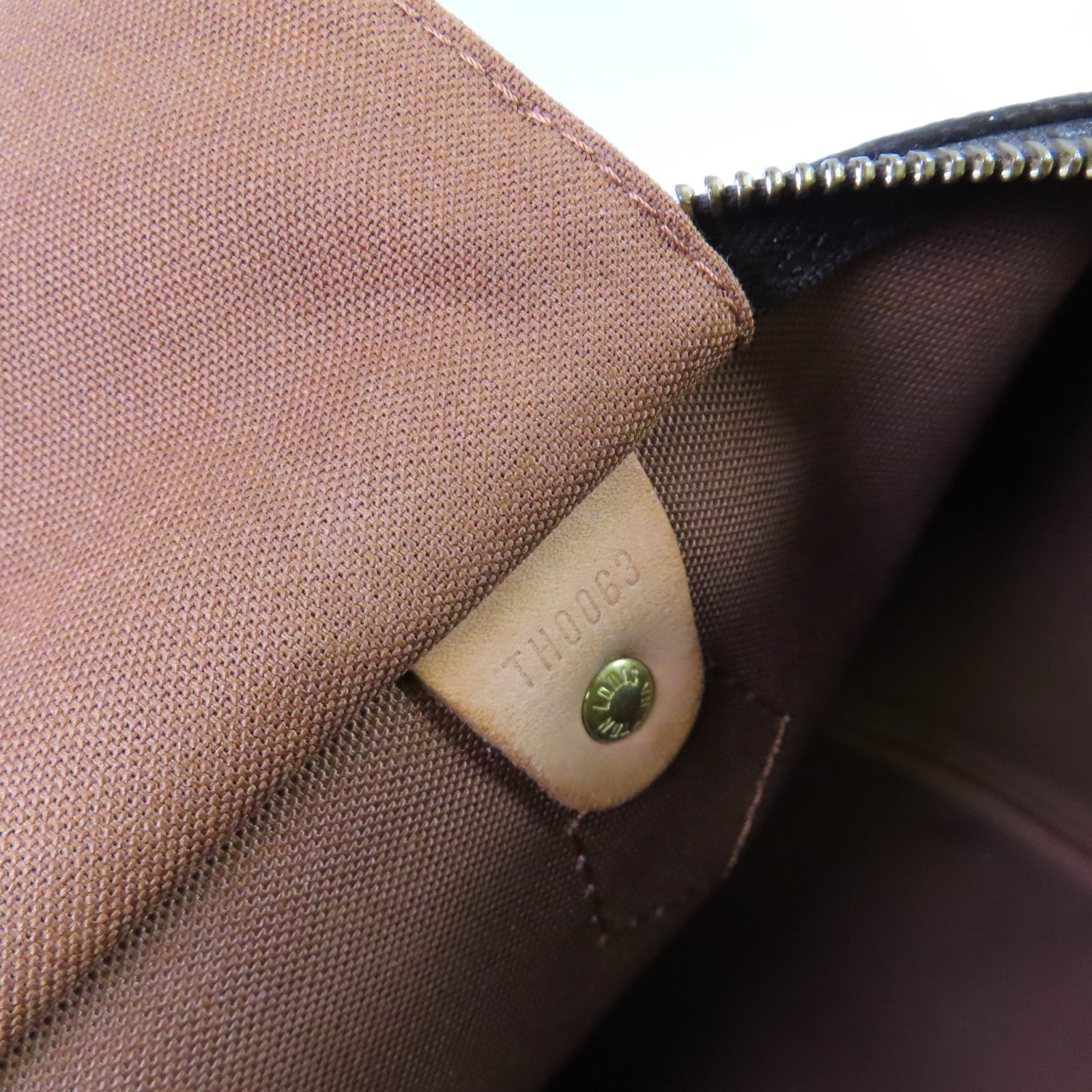 LOUIS VUITTON Monogram Speedy 30 Hand Bag金扣手挽袋啡色