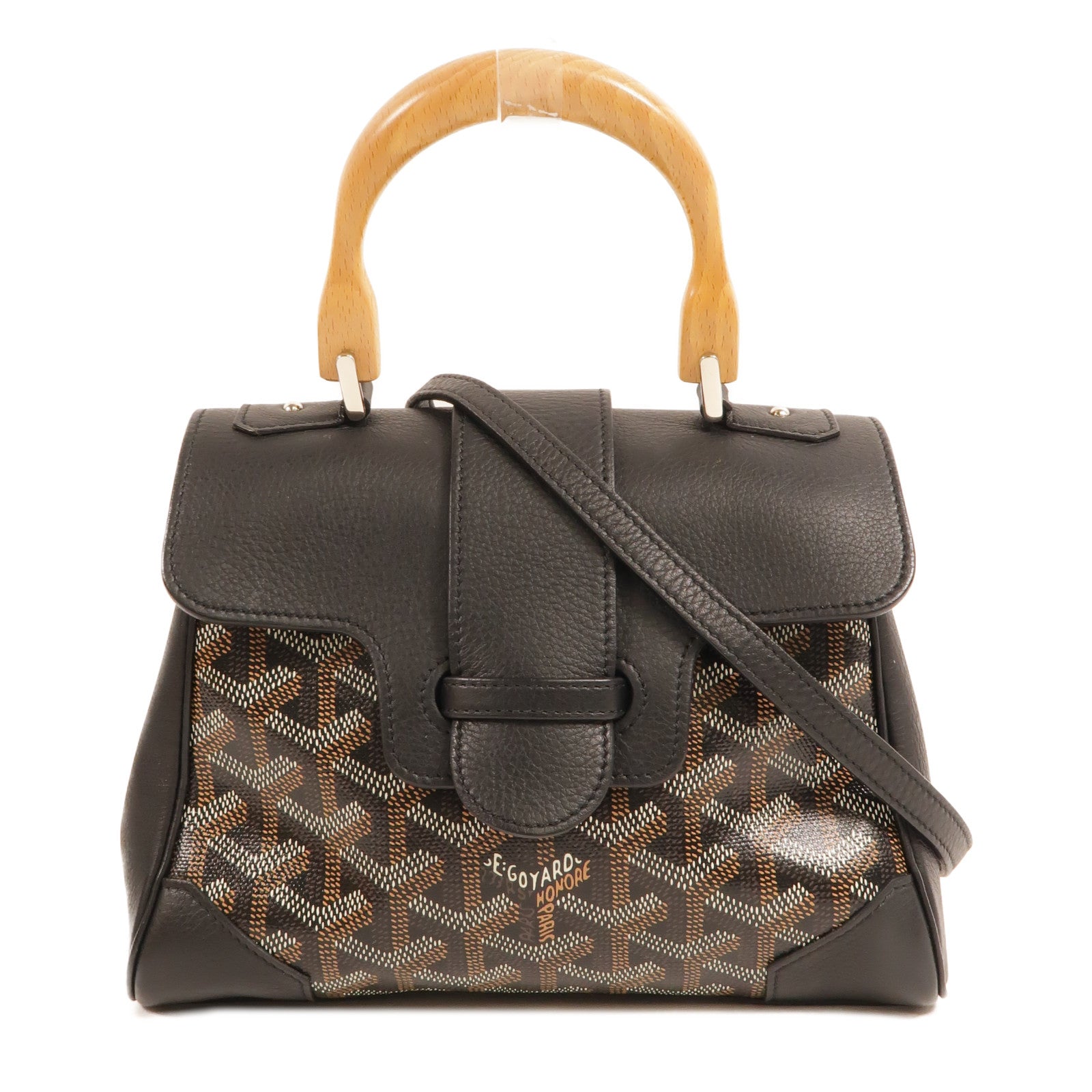 GOYARD 塗層帆布Saigon Souple Mini手挽肩背兩用袋