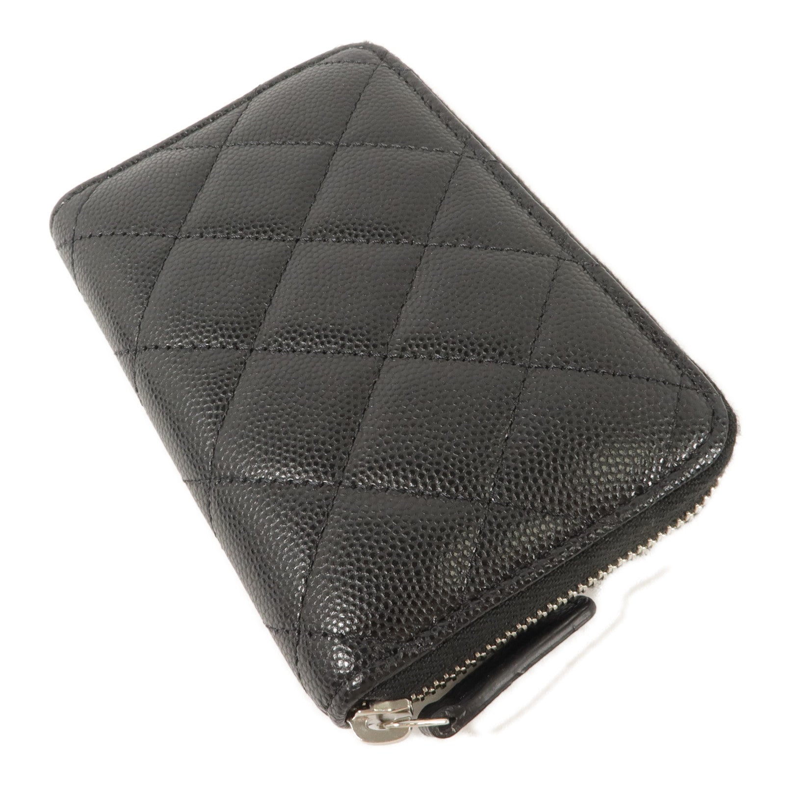 CHANEL 牛皮皮革Zipped Coin Card Holder錢包