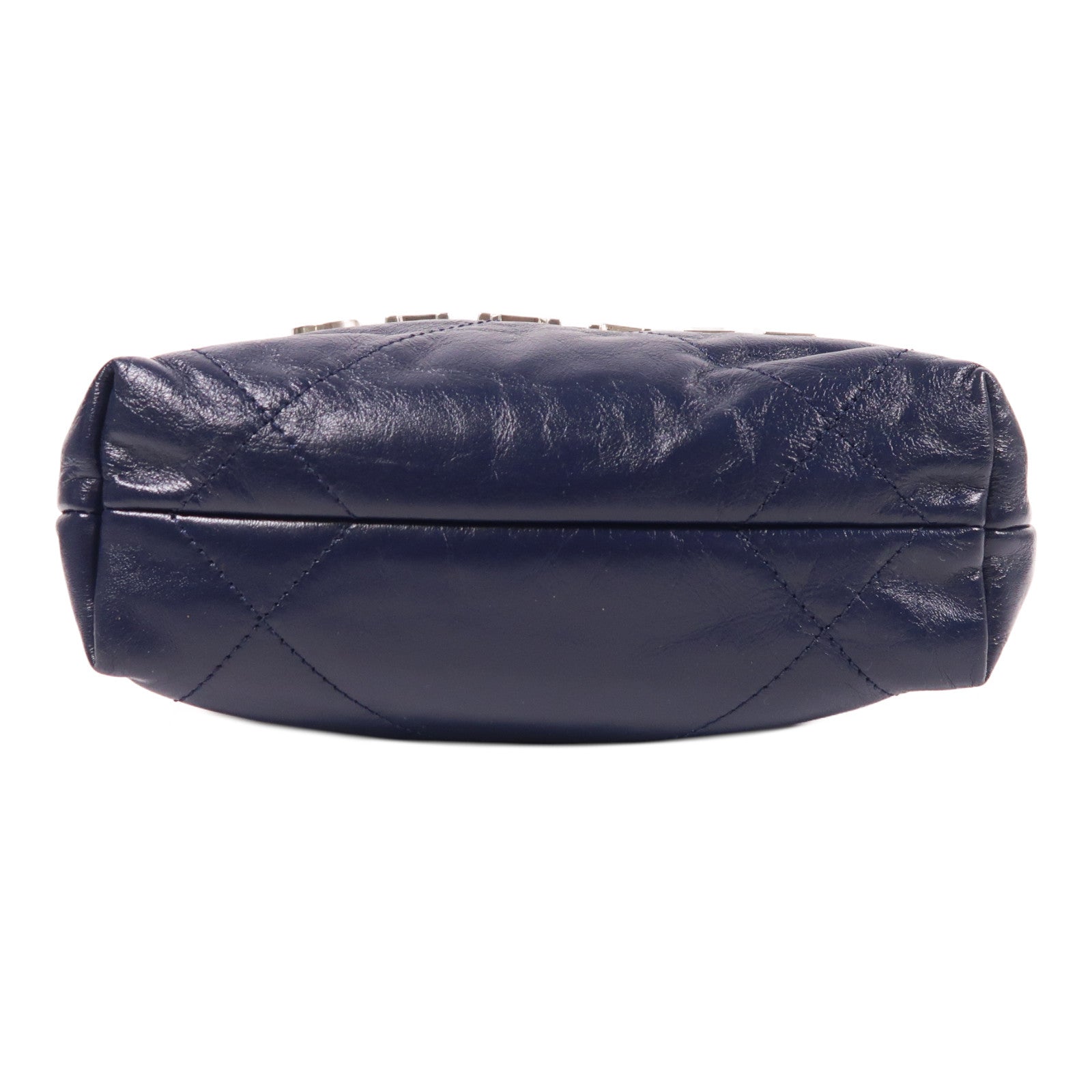 CHANEL 【激減優惠】牛皮皮革Mini 22銀扣鏈帶肩背袋