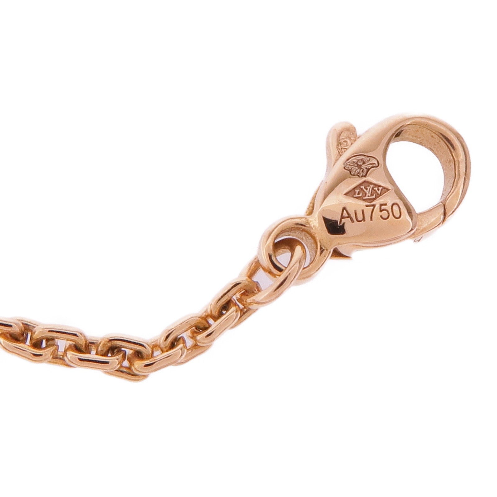 LOUIS VUITTON 18K玫瑰金Idylle Blossom Bracelet鑽石手鏈