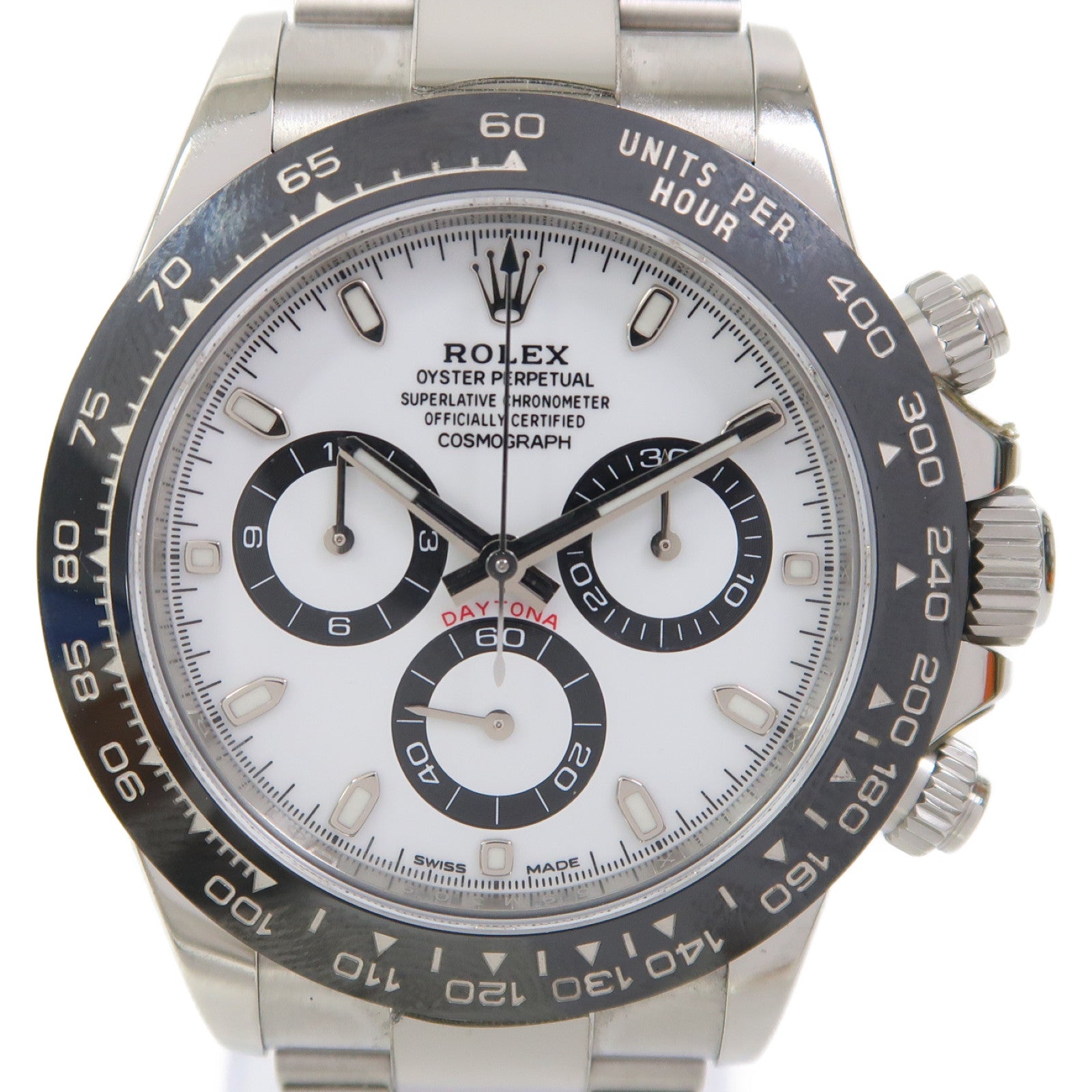ROLEX Daytona不鏽鋼手錶自動機芯白色