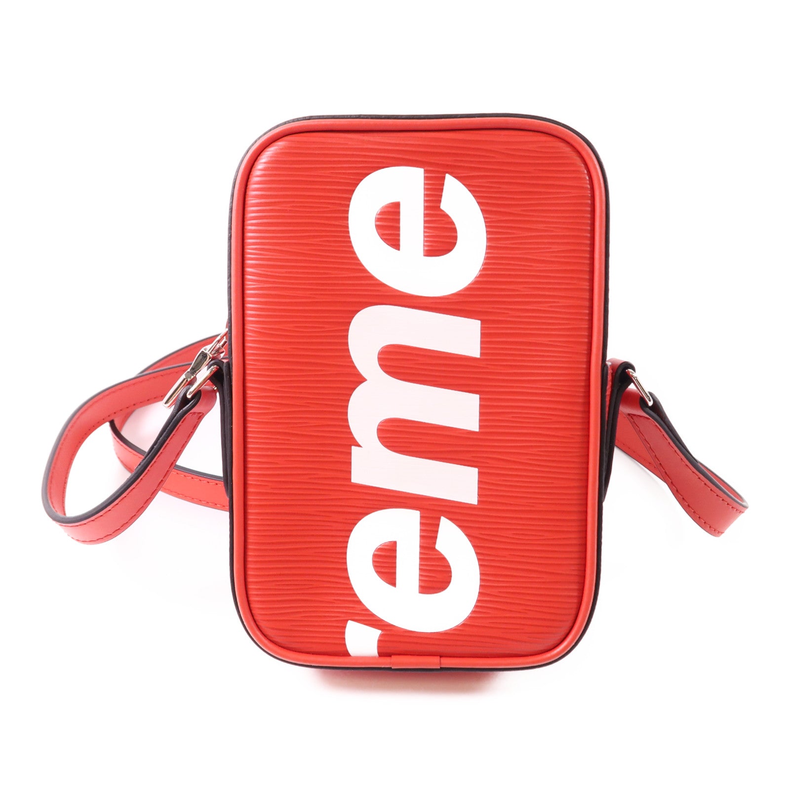 LOUIS VUITTON Epi LV X Supreme Danube PPM銀扣肩背袋