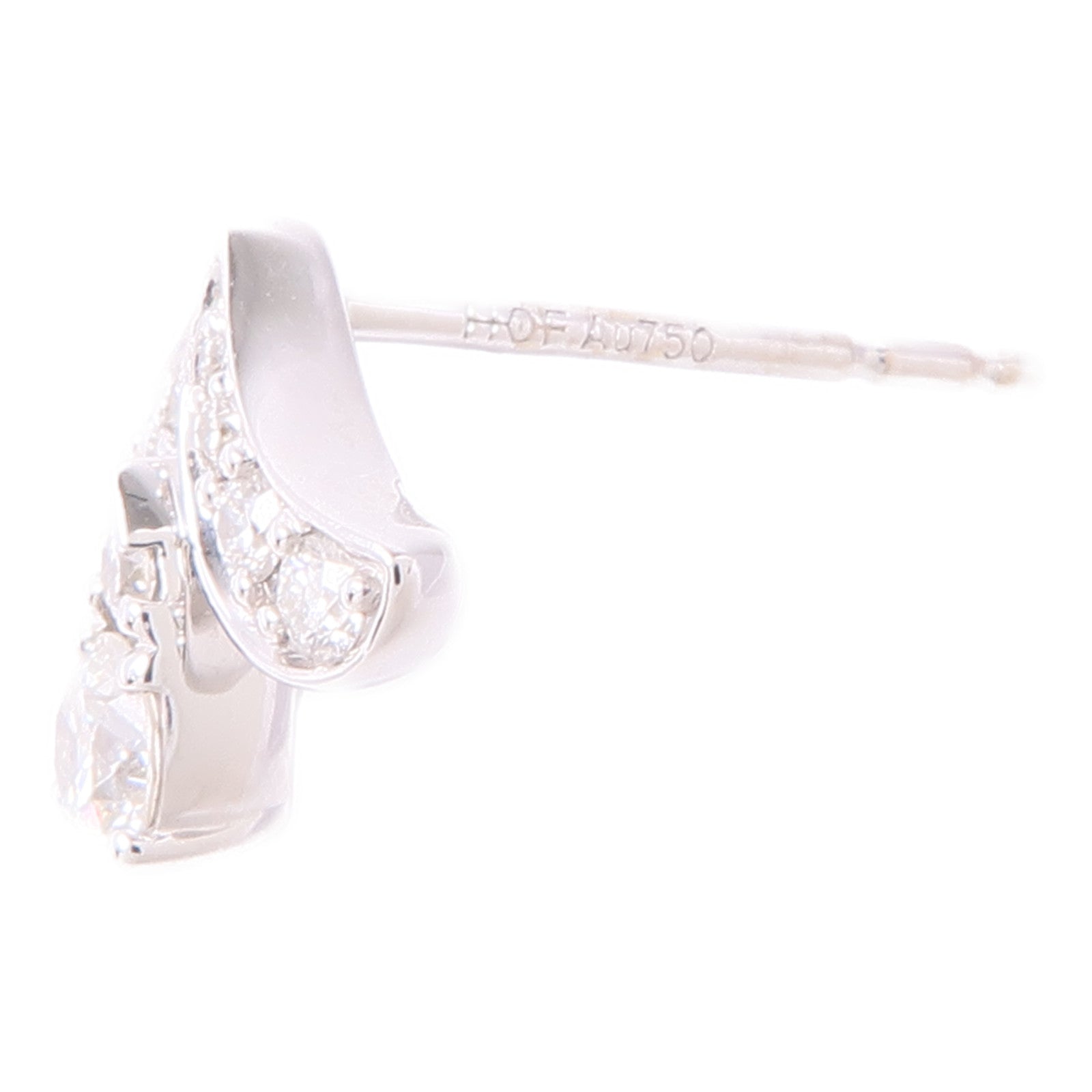 JEWELRY 18K白金Diamond Earrings鑽石耳環