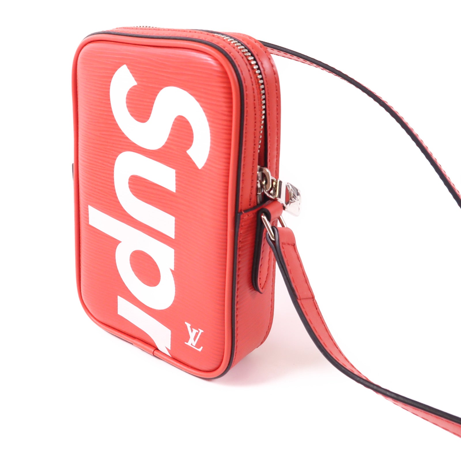LOUIS VUITTON Epi LV X Supreme Danube PPM銀扣肩背袋