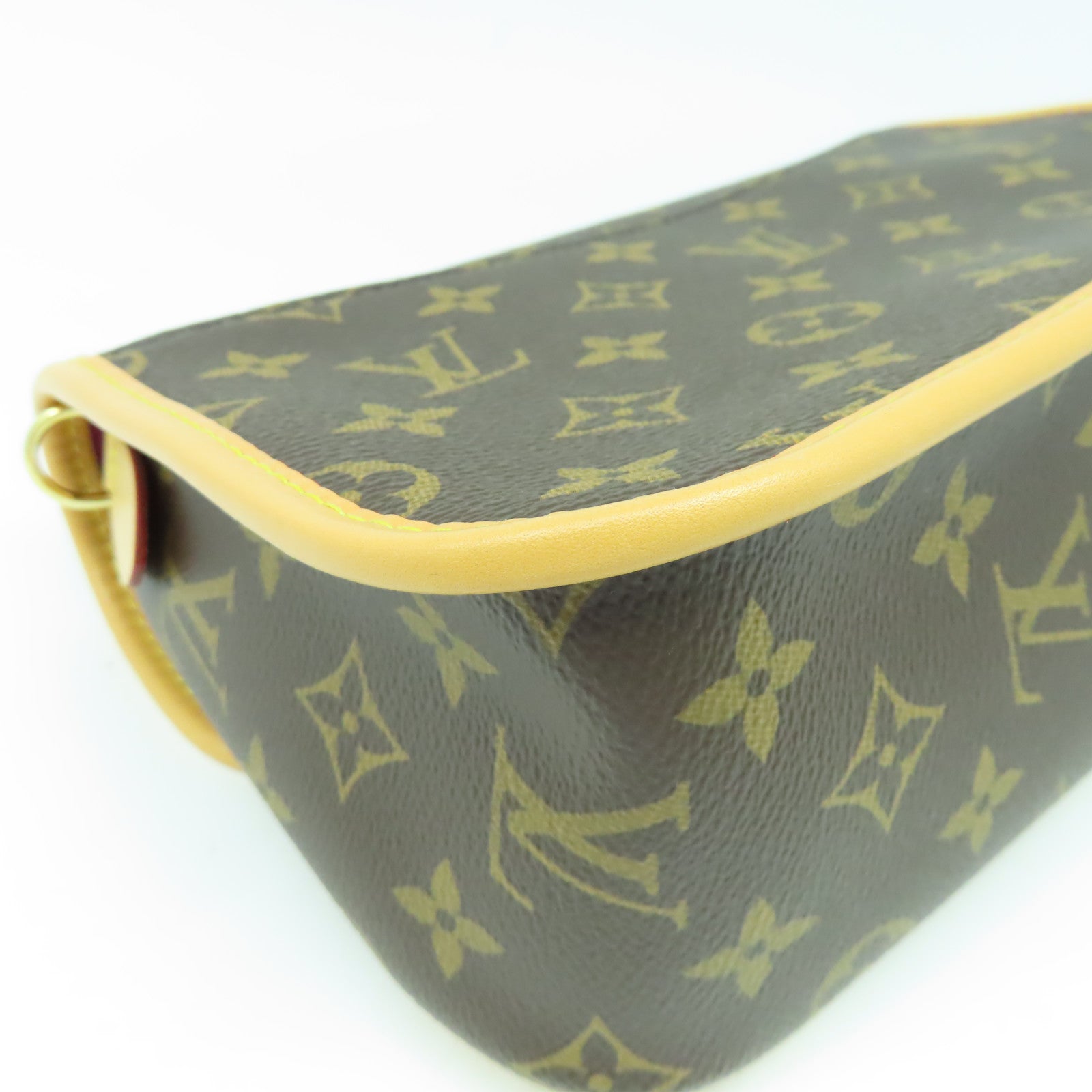 LOUIS VUITTON Monogram Diane金扣肩背袋啡色