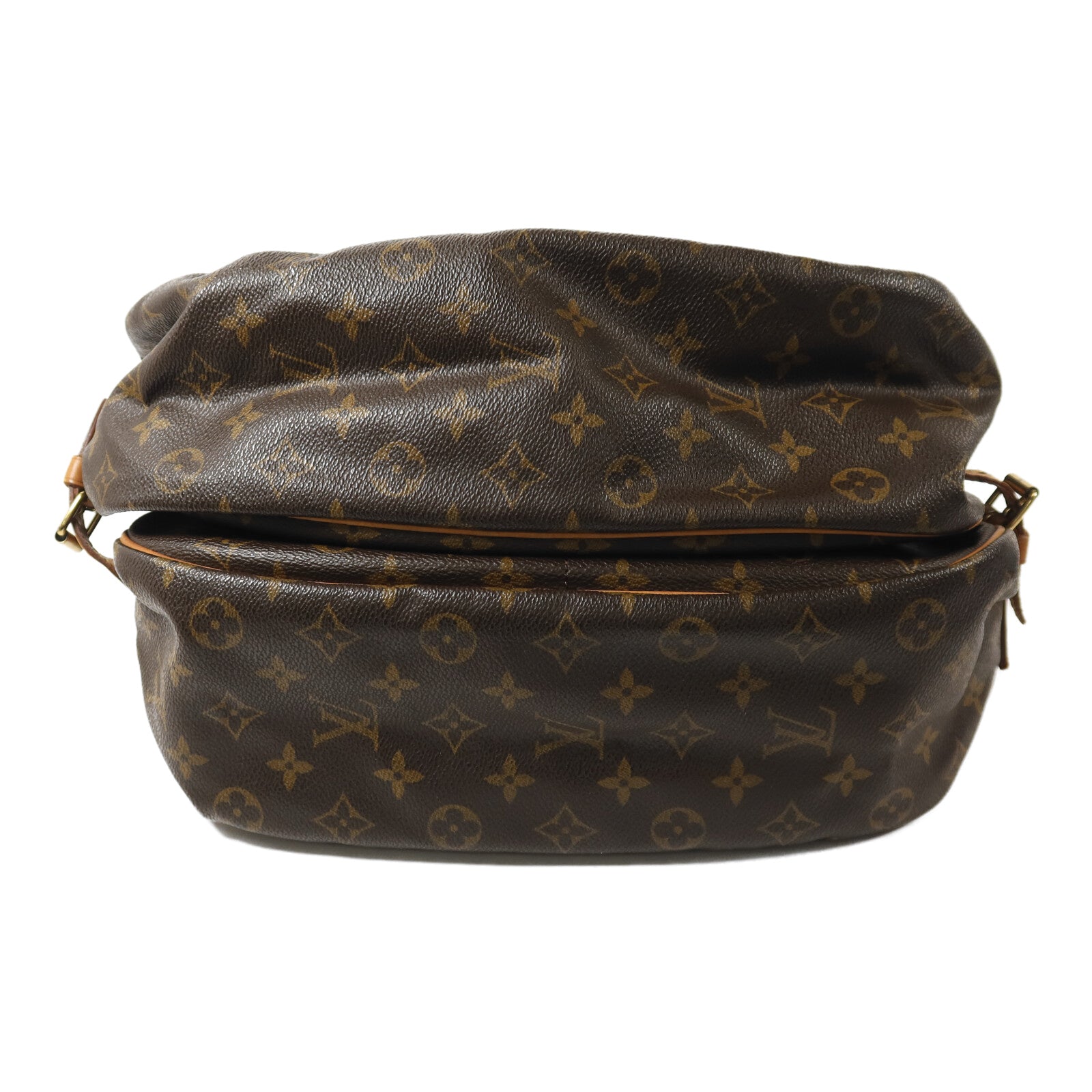 LOUIS VUITTON Monogram Saumur 35金扣肩背袋