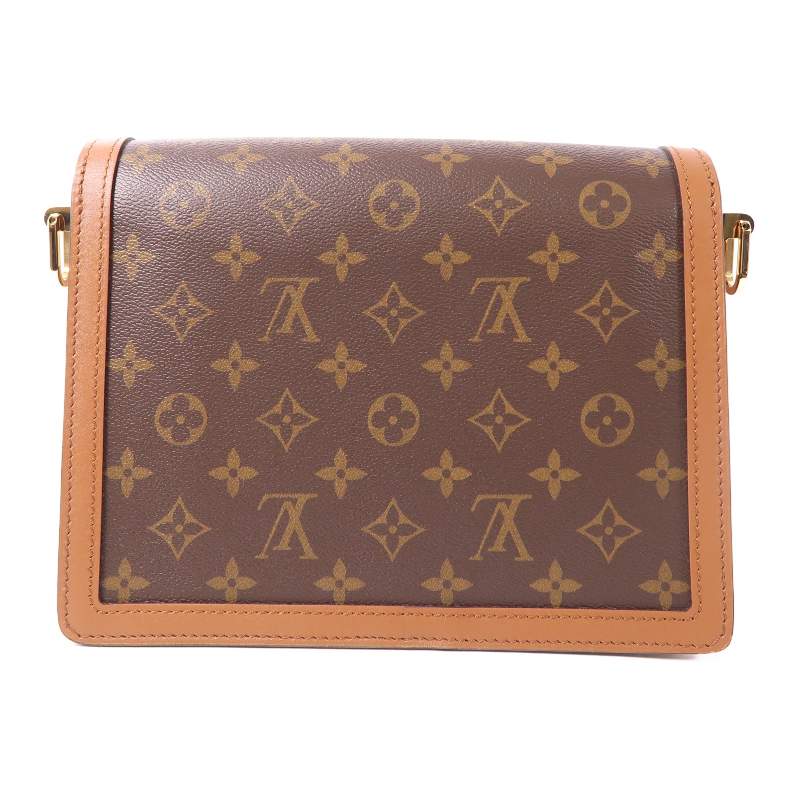 LOUIS VUITTON LV GHW Dauphine MM 2 Way Shoulder Bag M44391 Monogram Reverse