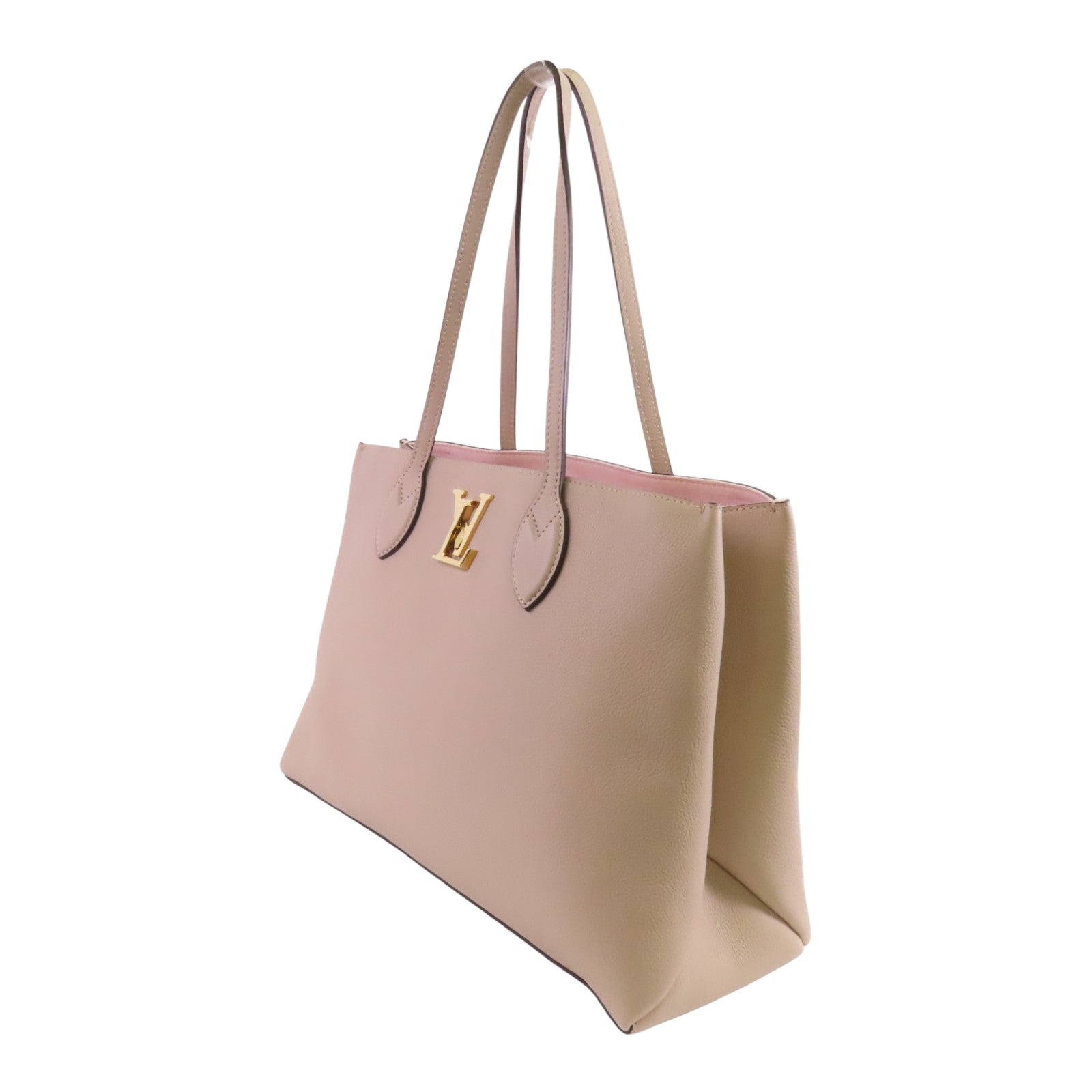 LOUIS VUITTON 牛皮皮革Lookme Shopper Bag金扣手挽