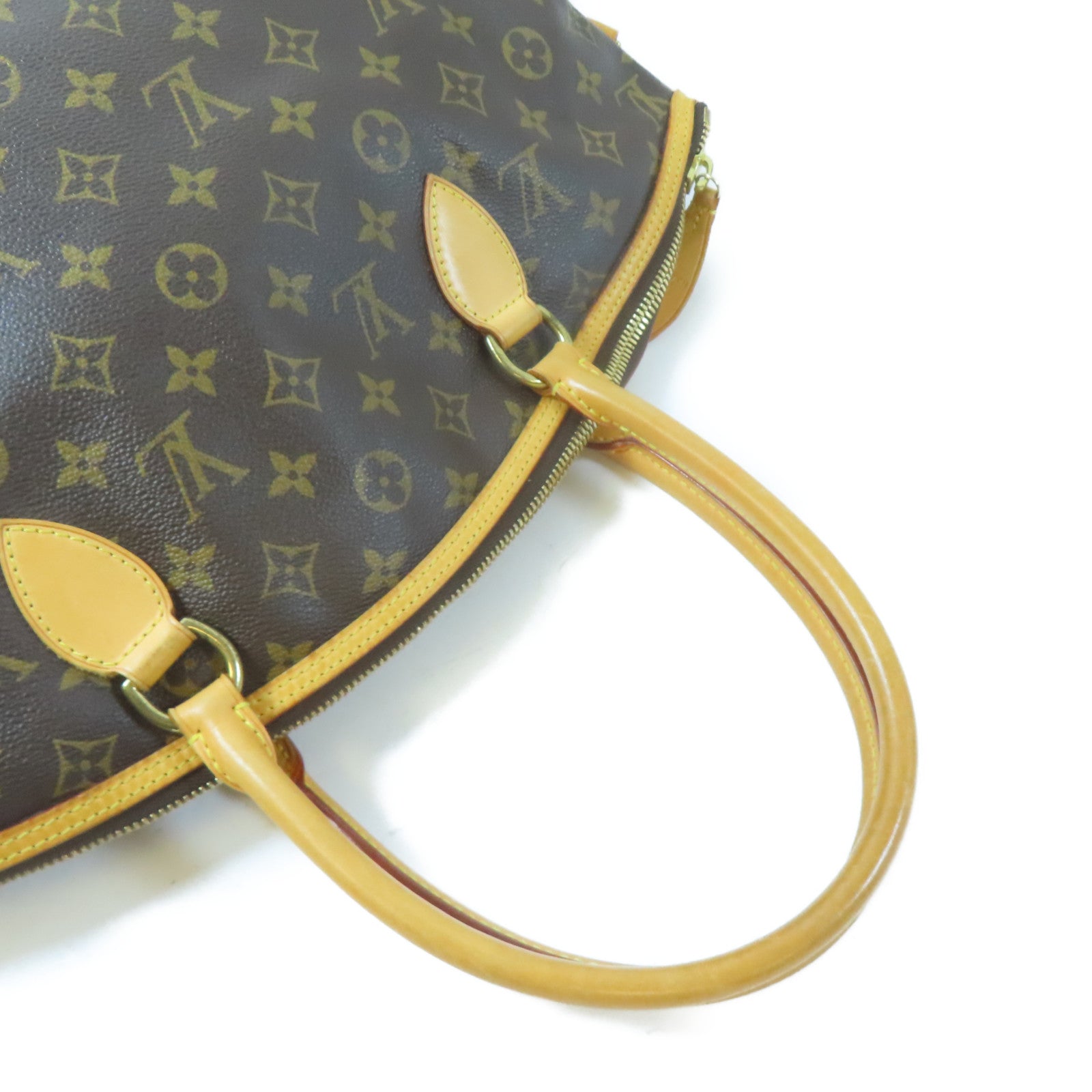LOUIS VUITTON 【激減優惠】Monogram Lockit Horizontal金扣肩背袋啡色