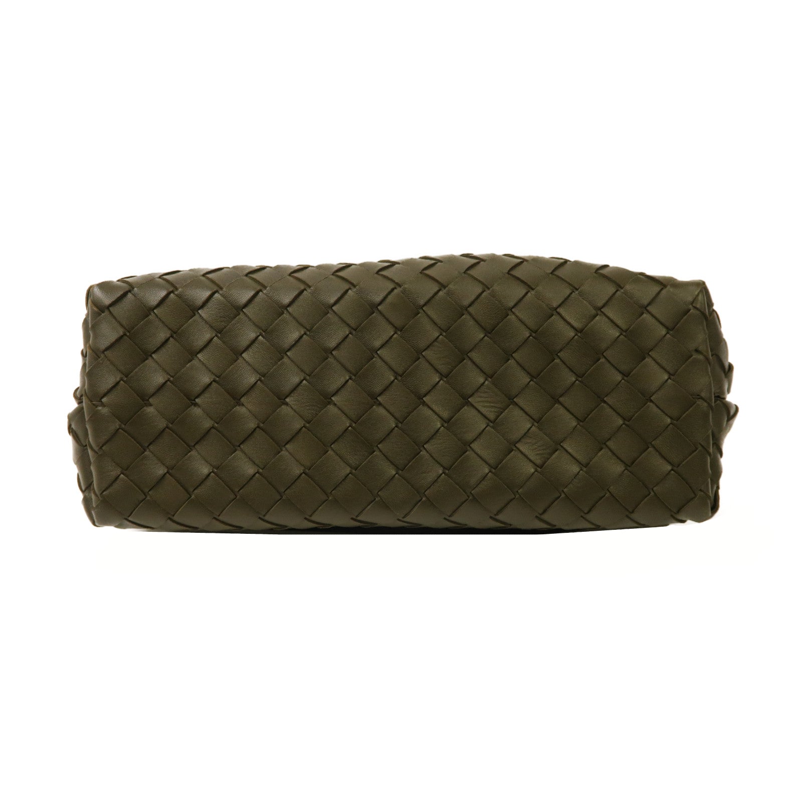BOTTEGA VENETA 織紋皮革Medium Andiamo金扣手挽肩背兩用袋啡色