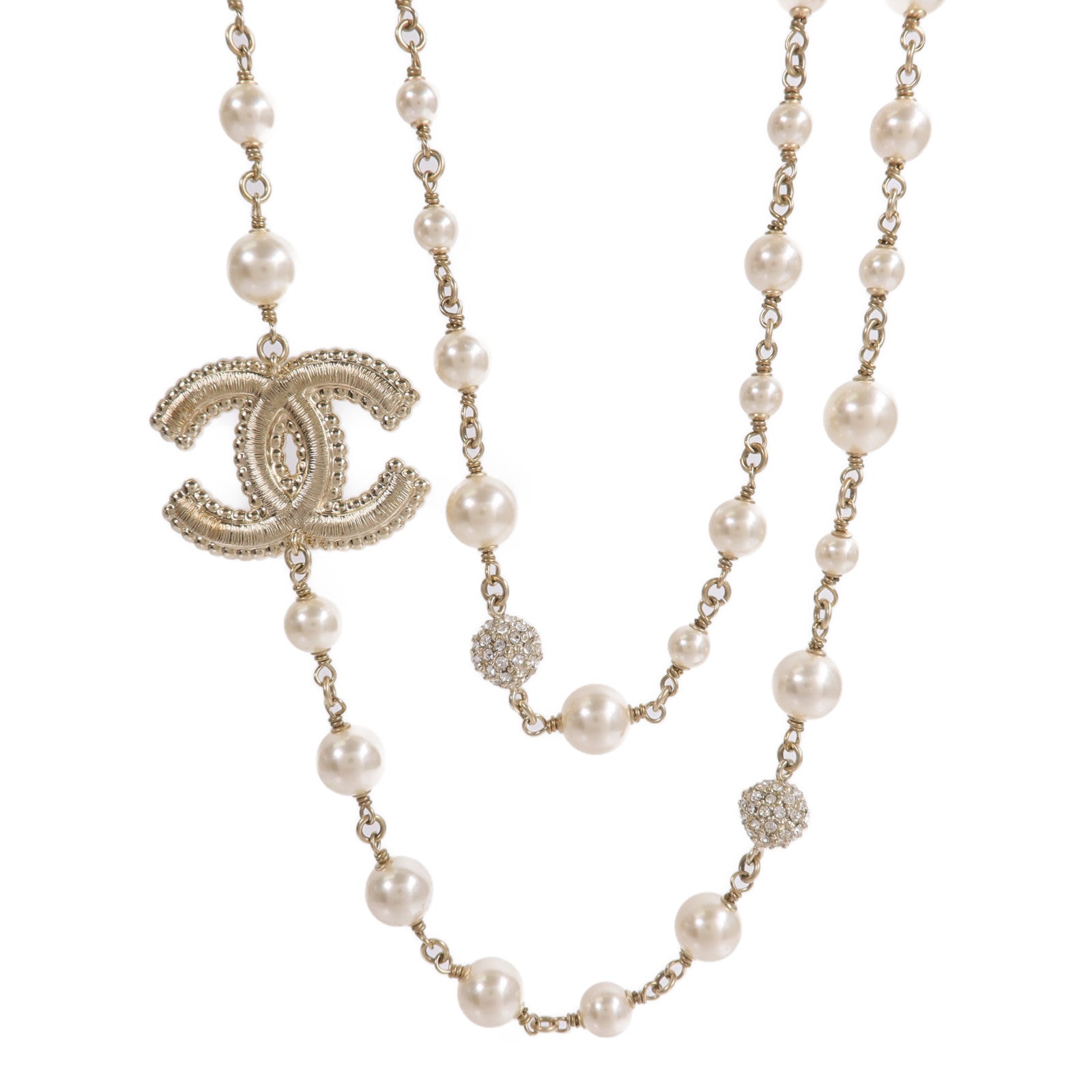 CHANEL PVC/金屬Necklace項鍊