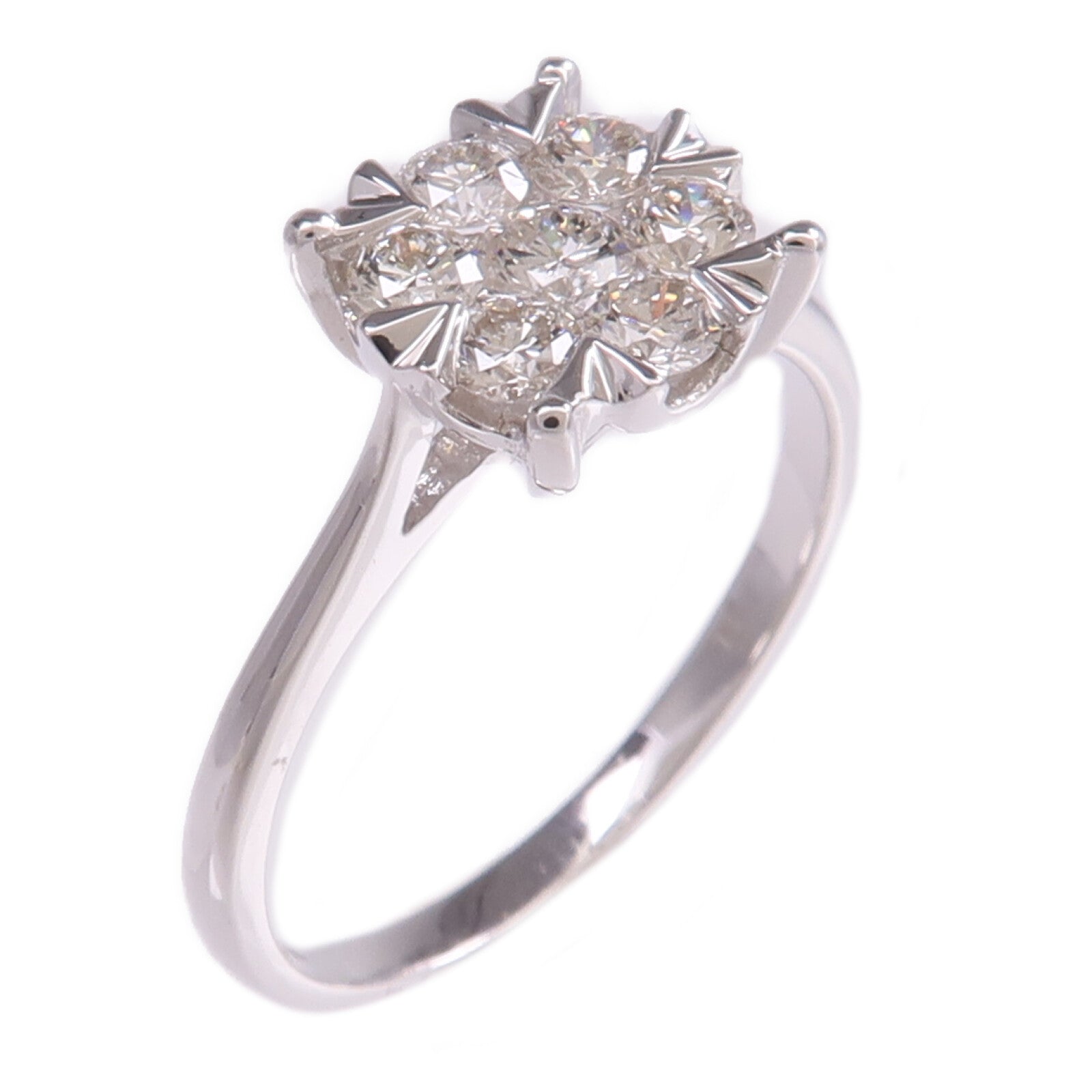 JEWELRY 18K白金Diamond Ring鑽石戒指US#6