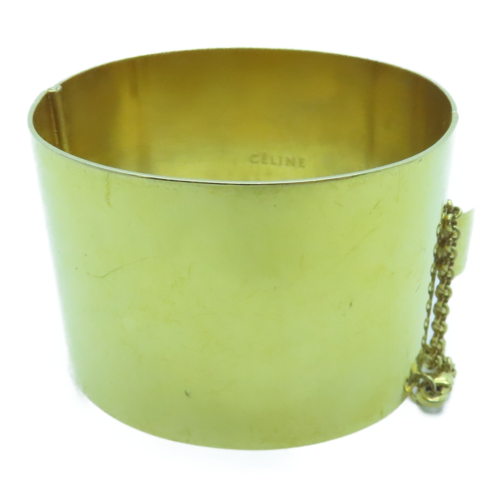 CELINE 金屬Bangle手鐲金色