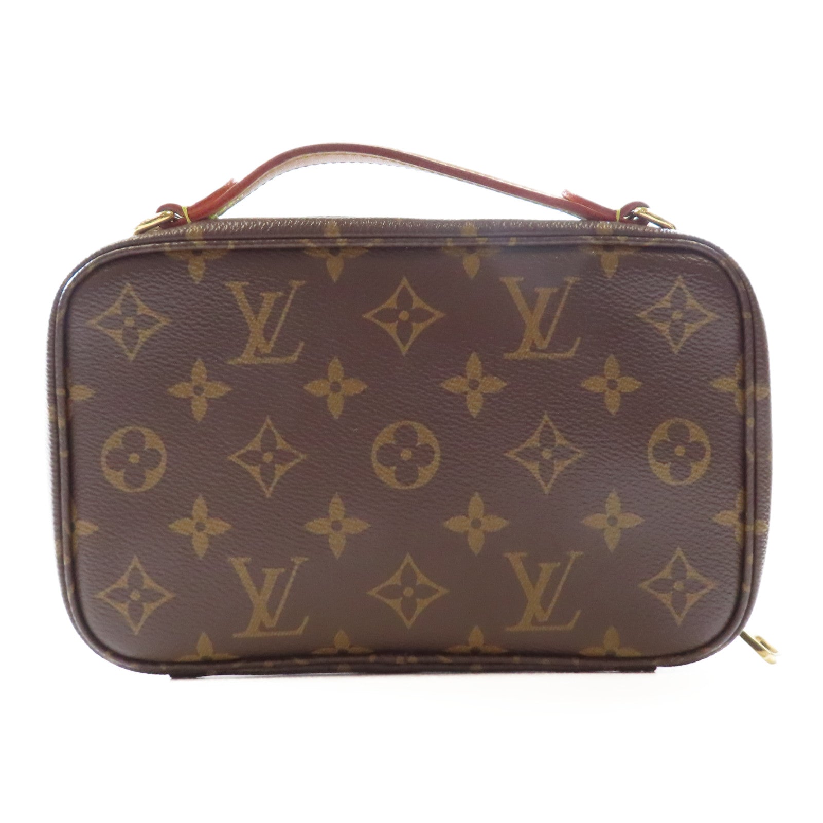 LOUIS VUITTON 【激減優惠】Monogram Utility金扣手挽肩背兩用袋棕色