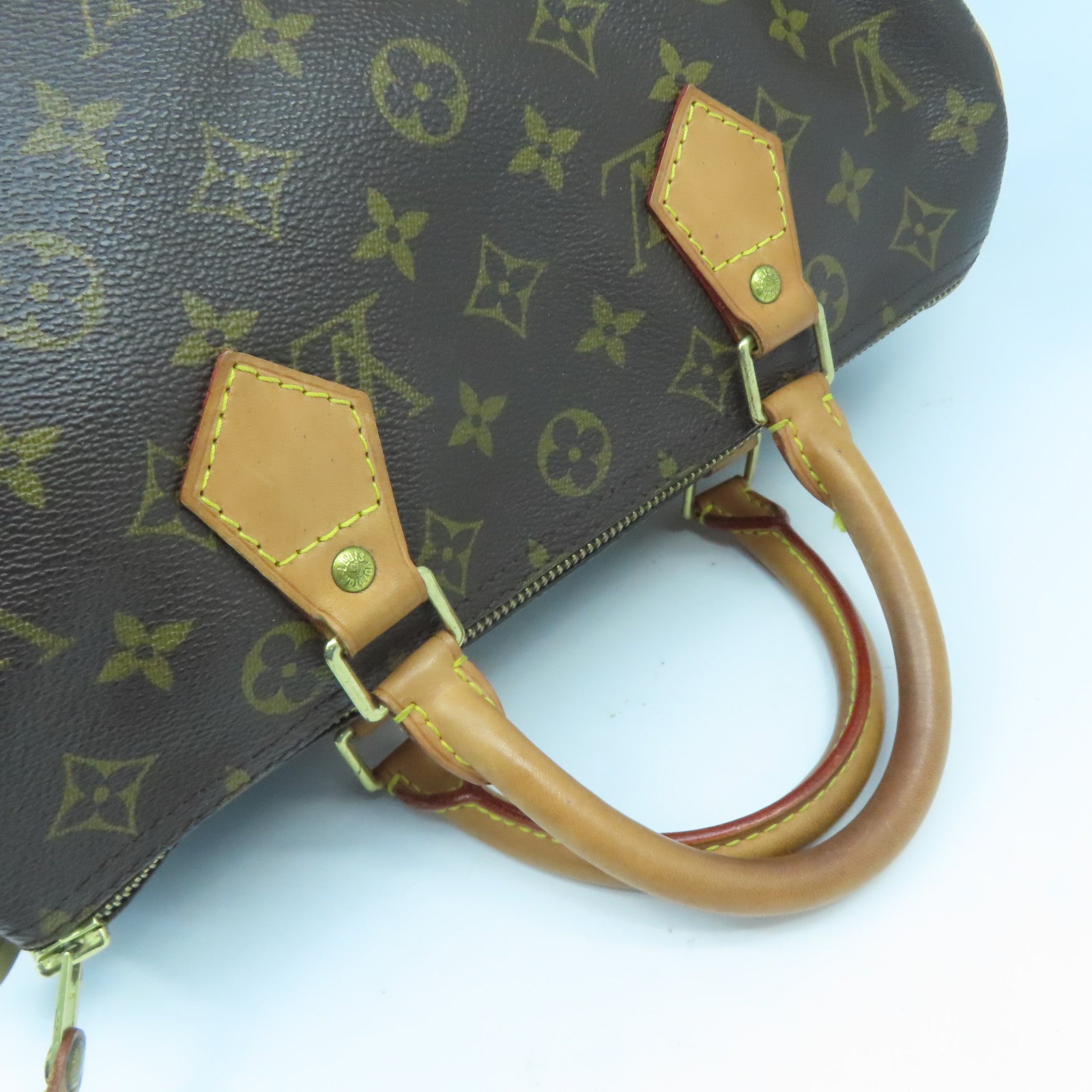 LOUIS VUITTON 【激減優惠】Monogram Speedy 30金扣手挽袋啡色