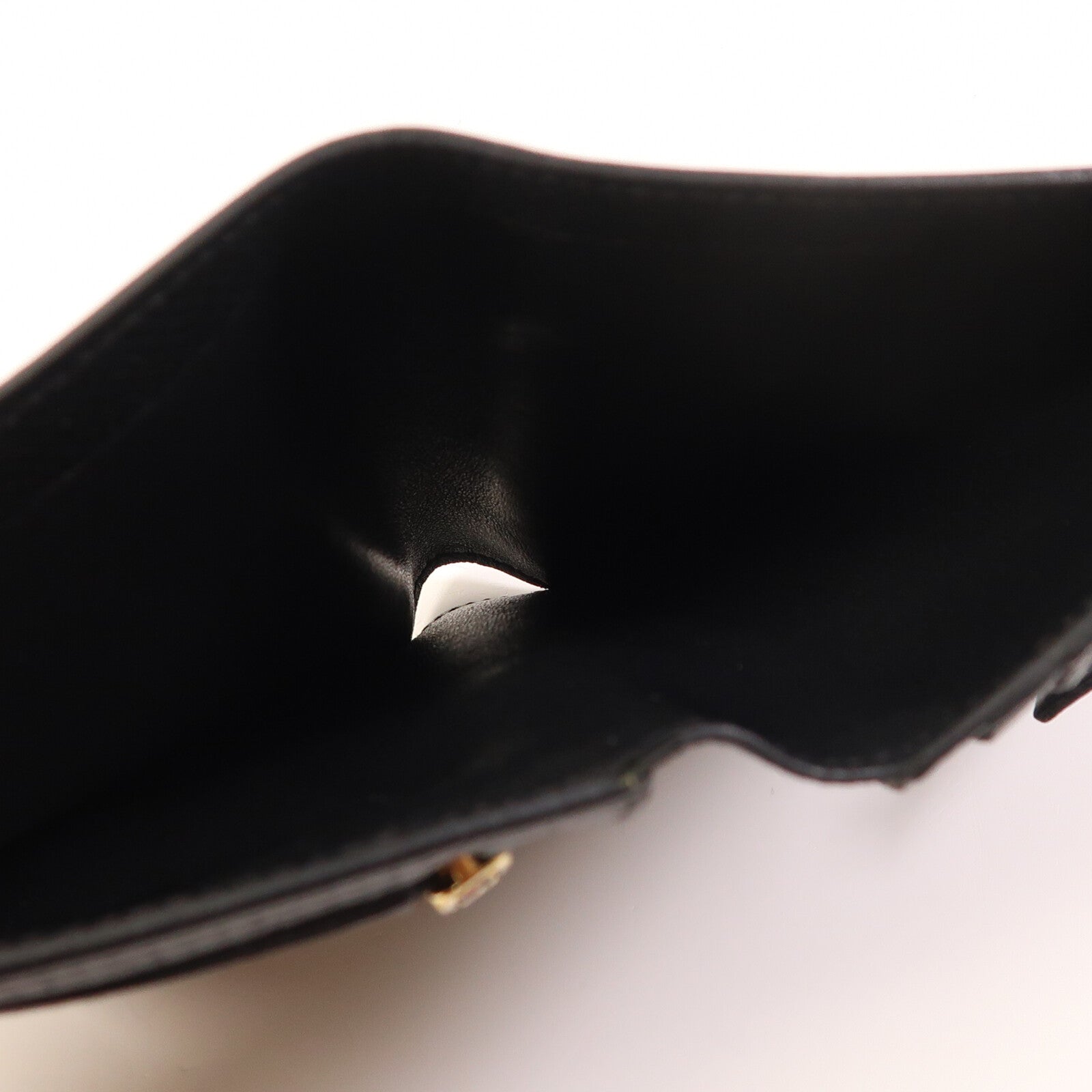 HERMES Epsom皮革Bearn Compact Wallet金扣錢包