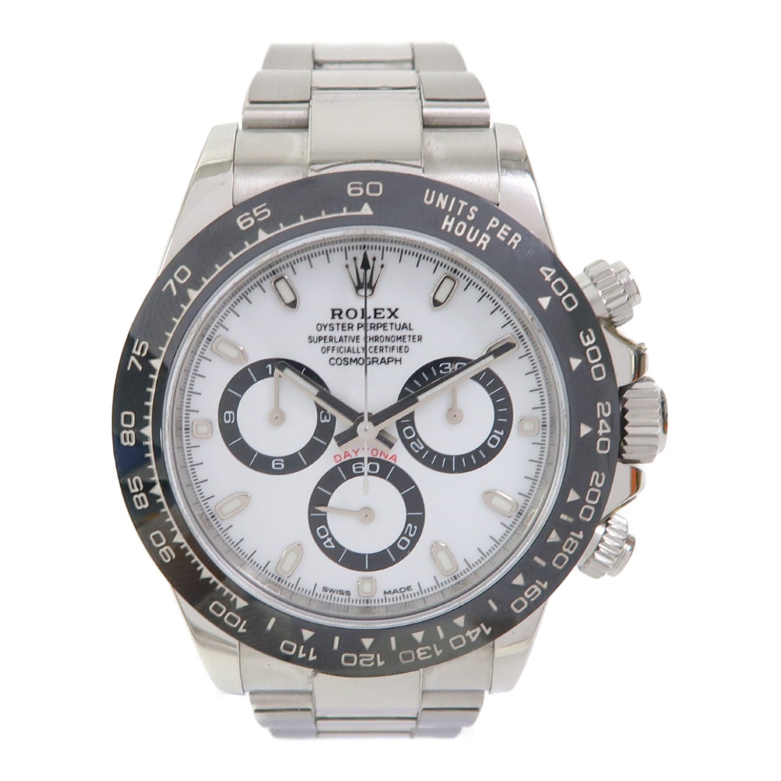 ROLEX Daytona不鏽鋼手錶自動機芯白色