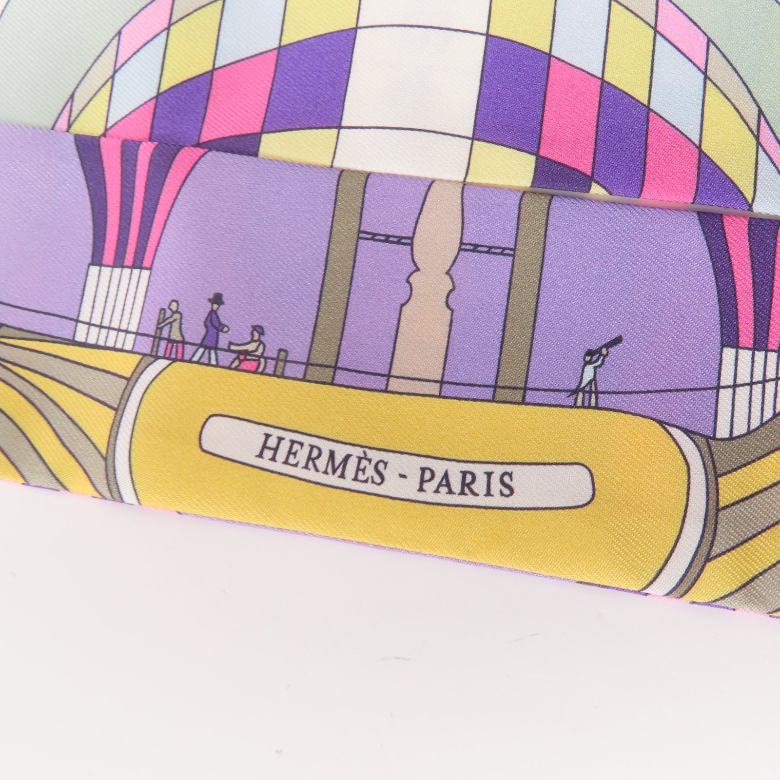 HERMES 絲質Twilly絲巾
