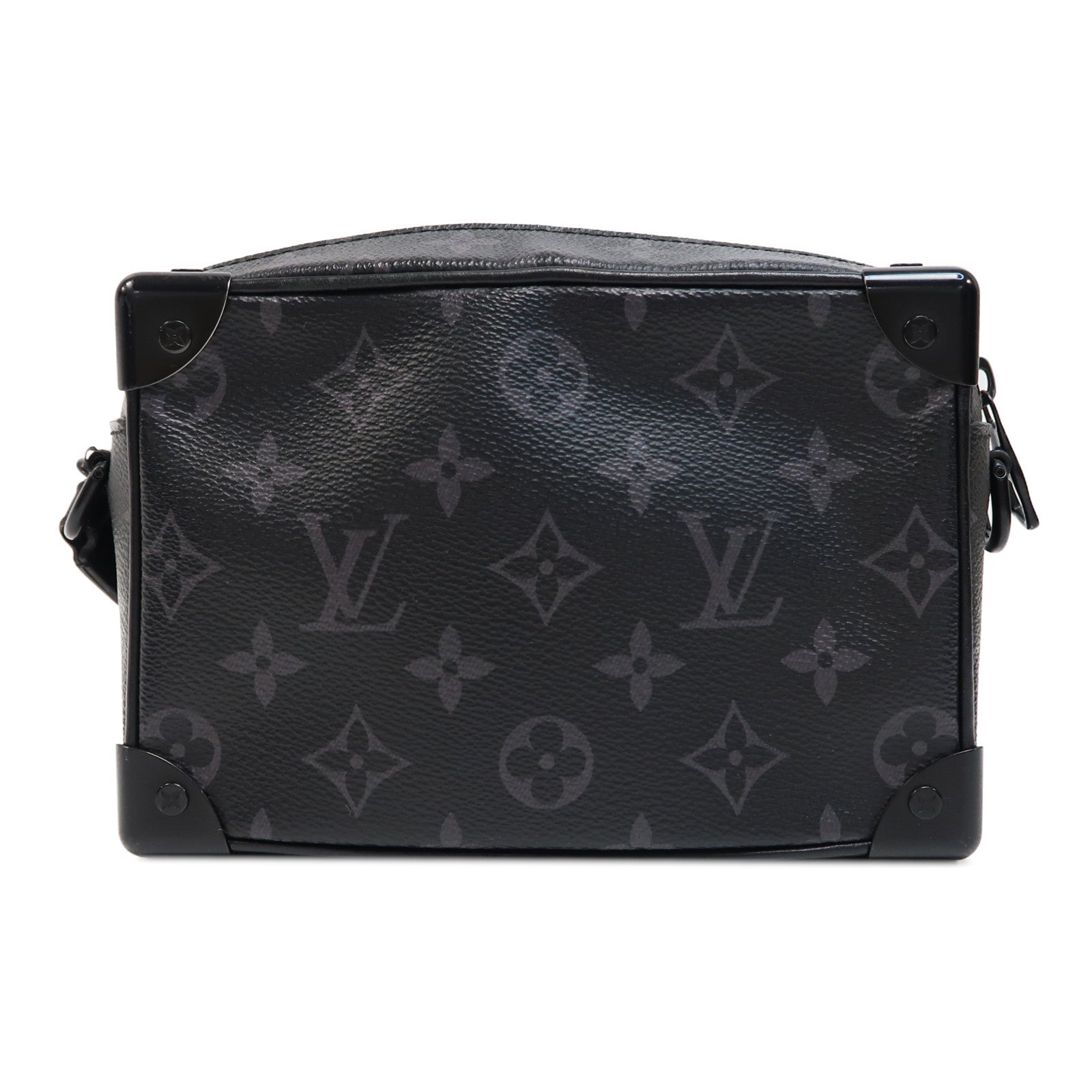 LOUIS VUITTON Monogram Mini Soft Trunk肩背袋黑色