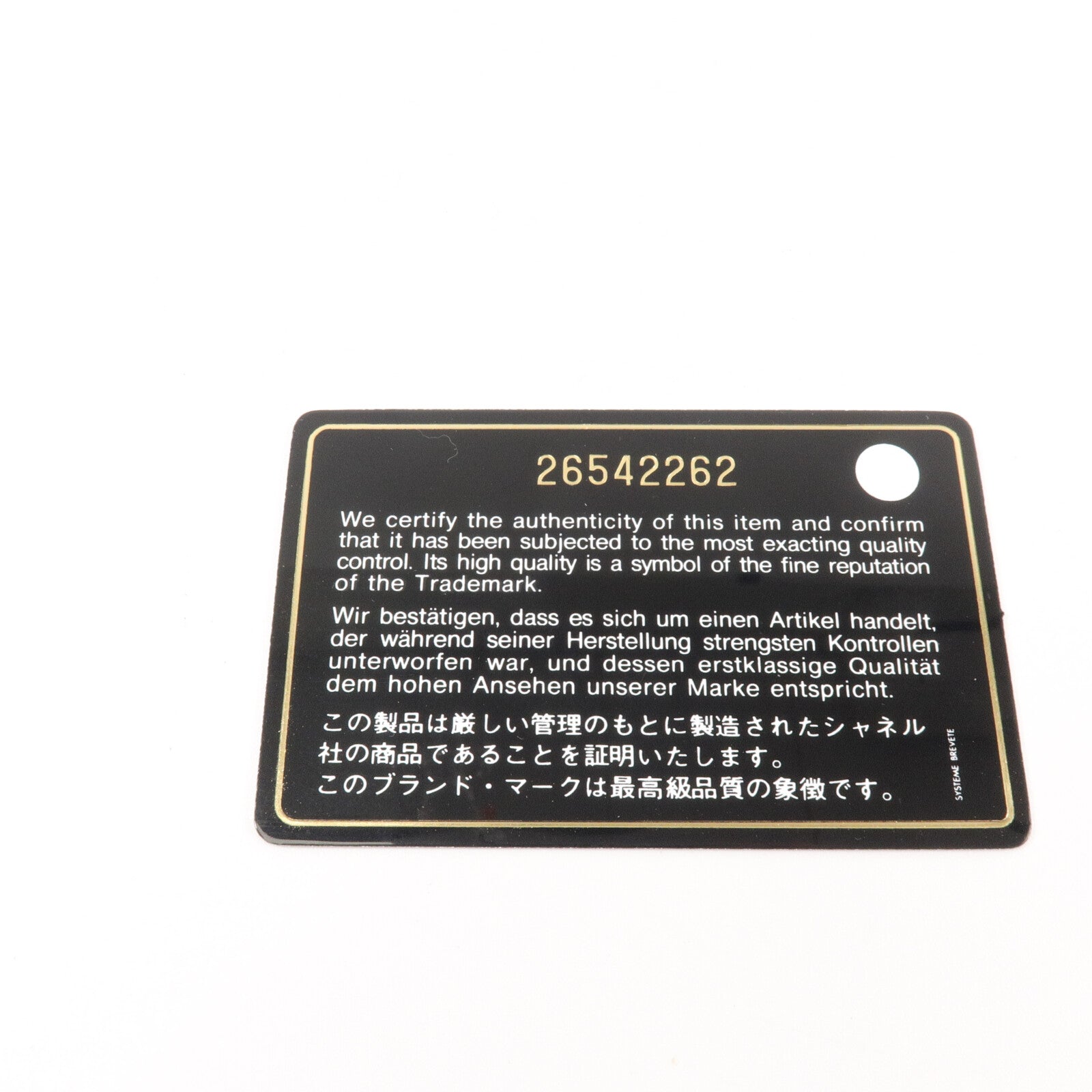 CHANEL 牛皮皮革CC Filigree Vanity Case Medium鏈帶肩背袋