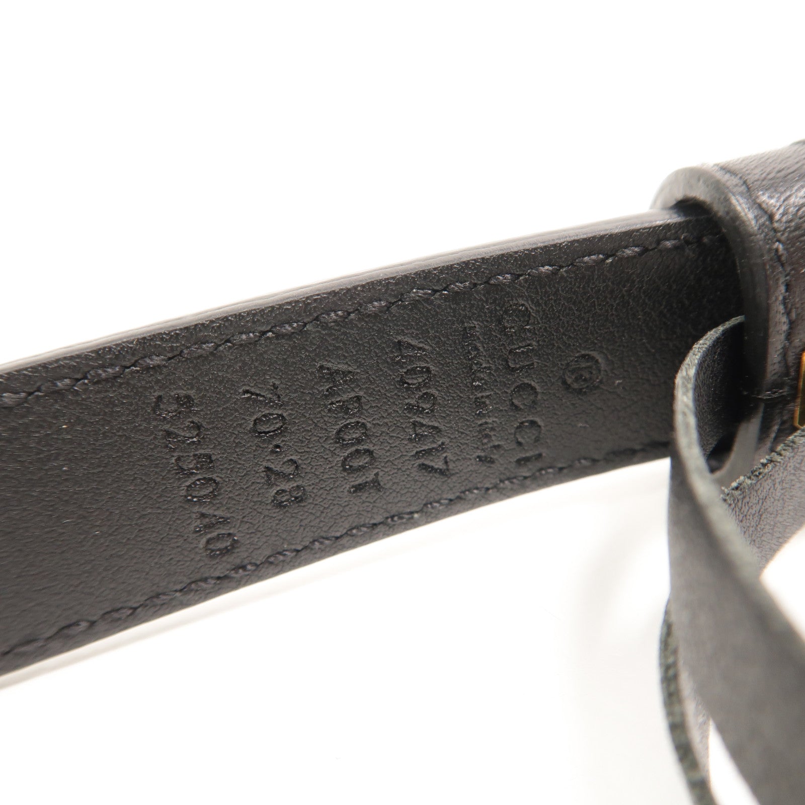 GUCCI 牛皮皮革GG Marmont Thin Belt皮帶