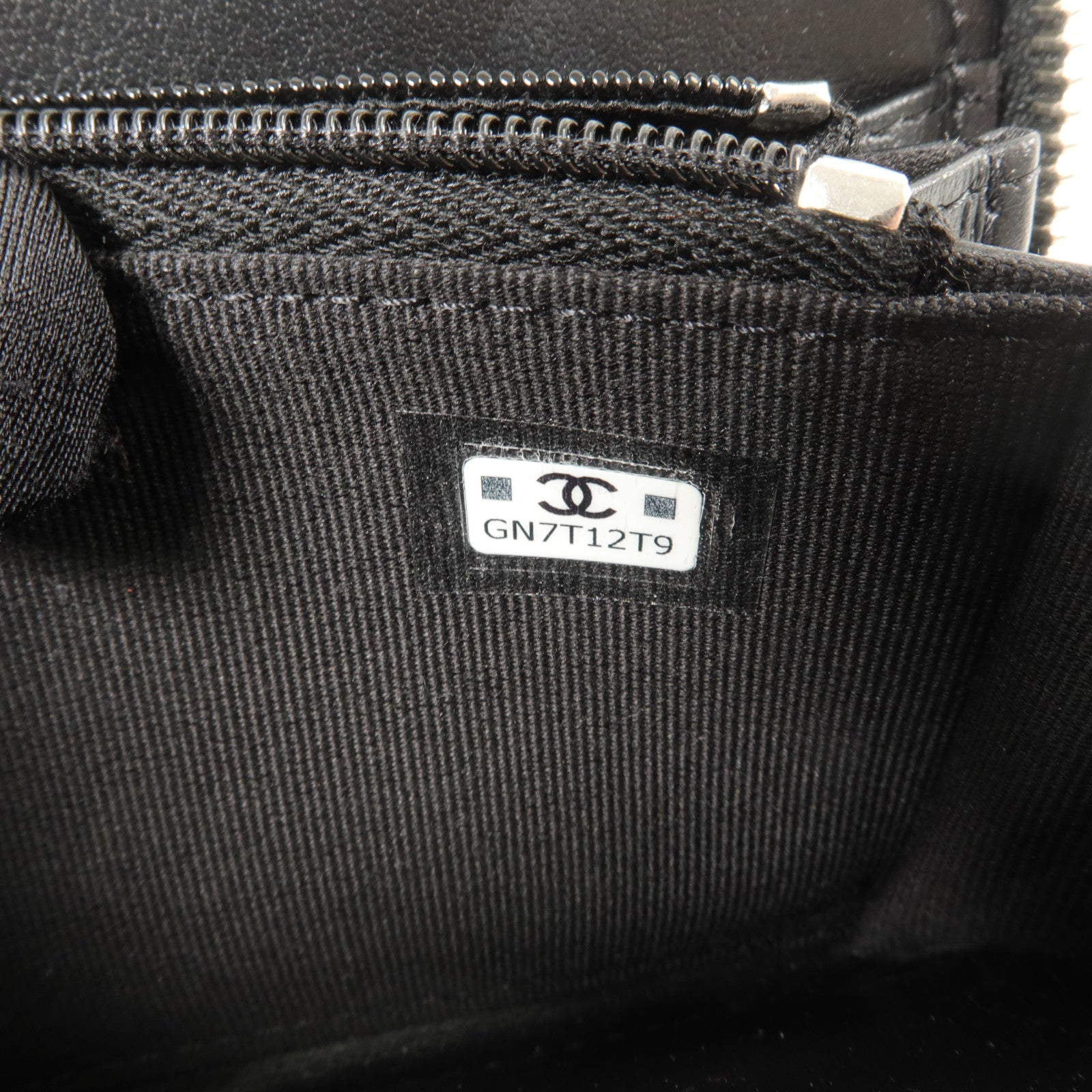 CHANEL 牛皮皮革Zipped Coin Card Holder錢包