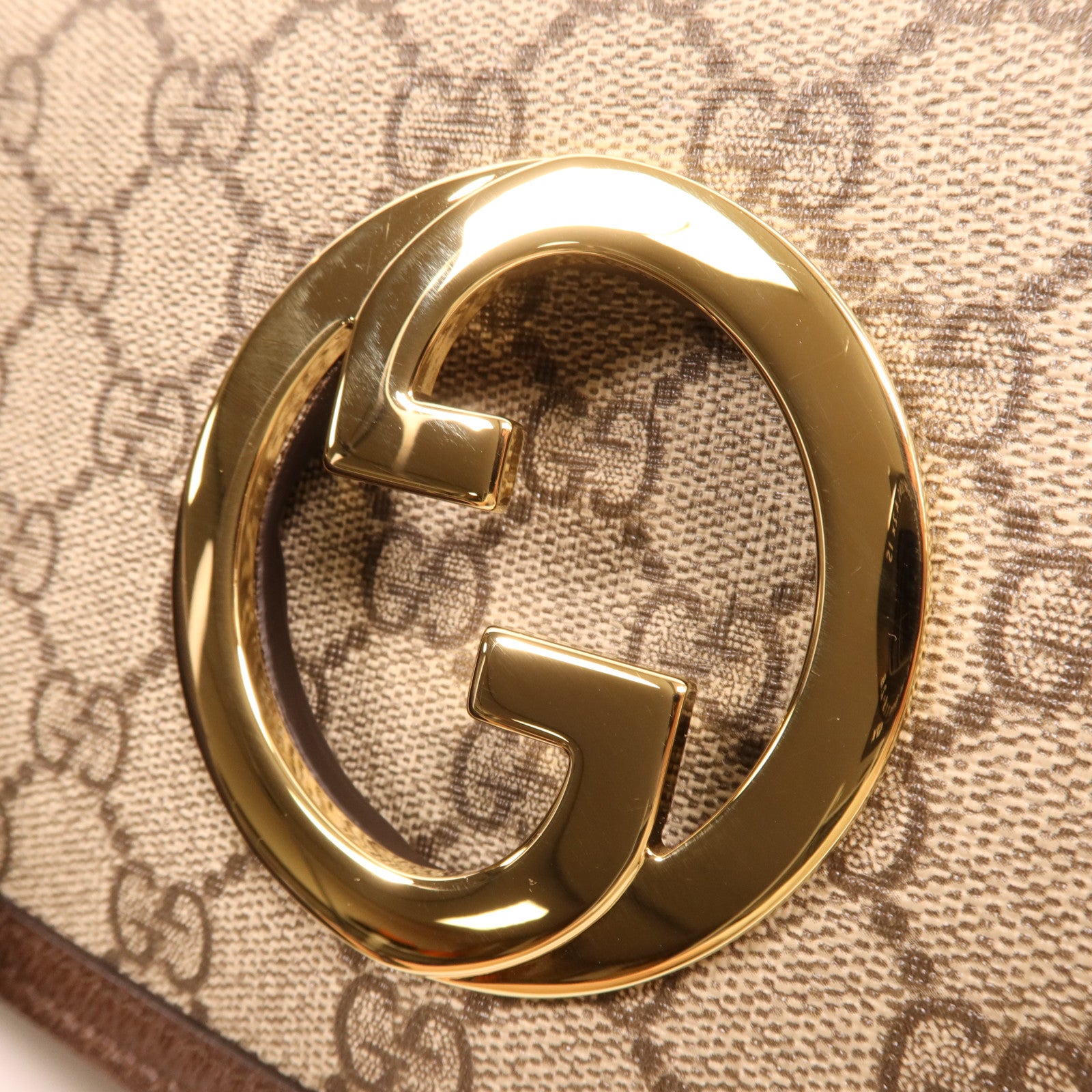 GUCCI 【激減優惠】塗層帆布Blondie GG Belt Bag金扣腰包