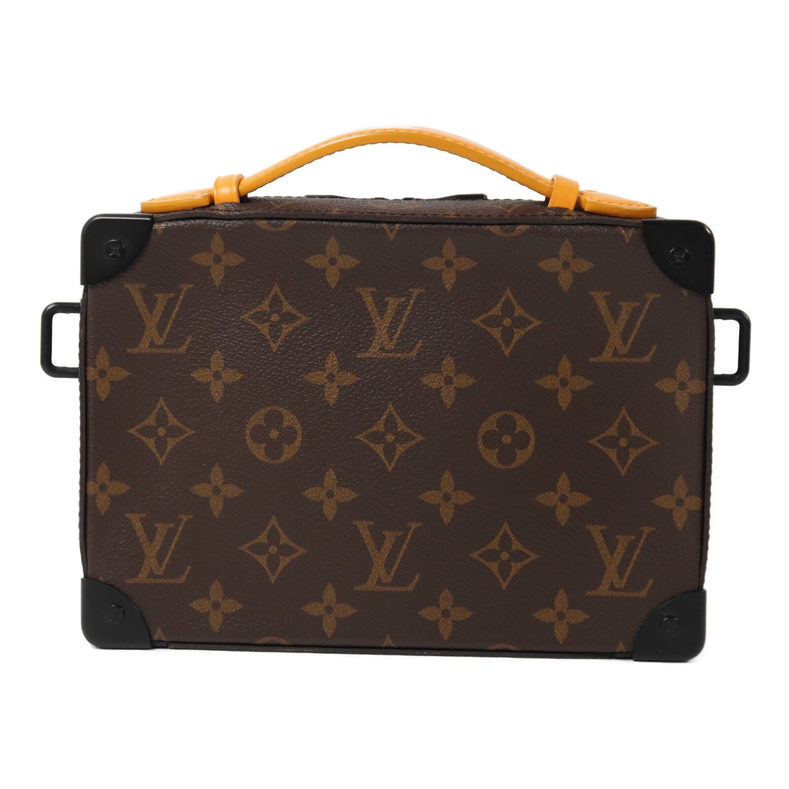 LOUIS VUITTON Monogram Macassar Handle Soft Trunk手挽肩背兩用袋