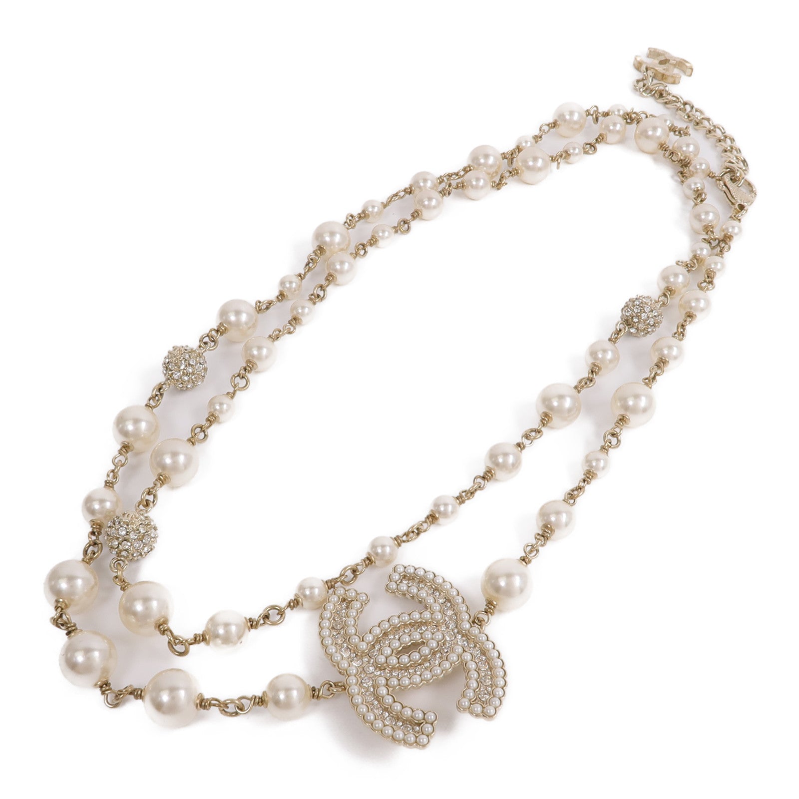 CHANEL PVC/金屬Necklace項鍊