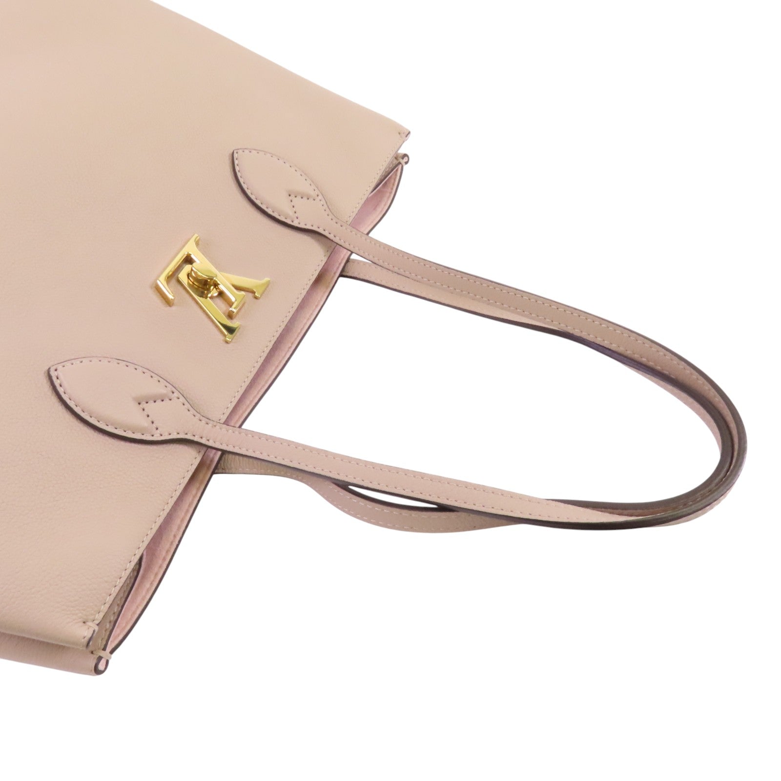 LOUIS VUITTON 牛皮皮革Lookme Shopper Bag金扣手挽