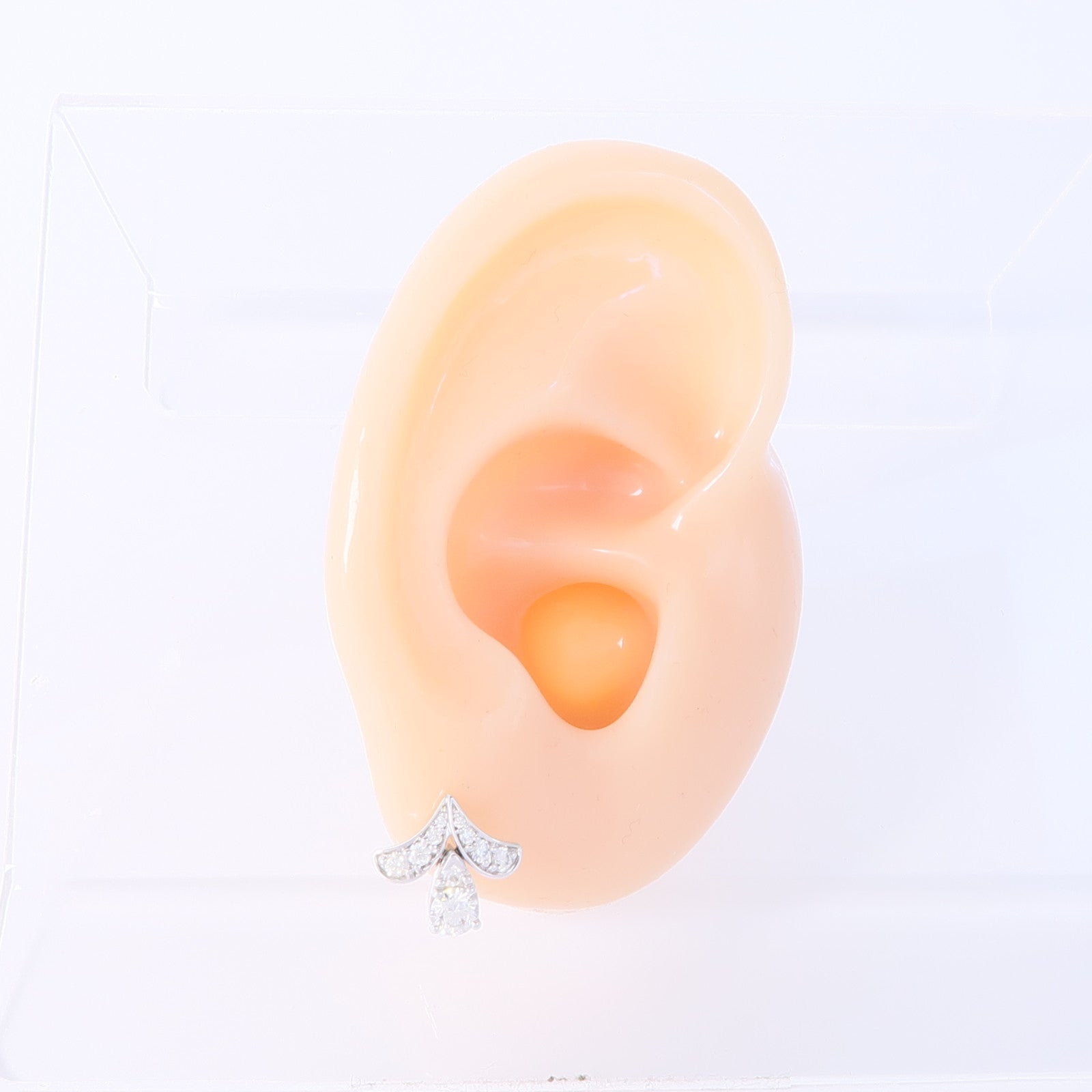 JEWELRY 18K白金Diamond Earrings鑽石耳環