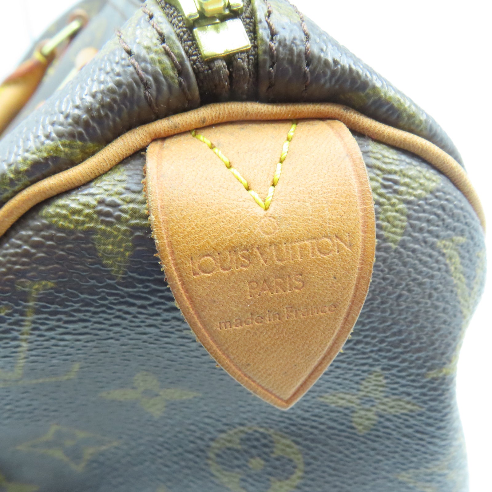 LOUIS VUITTON 【激減優惠】Monogram Speedy 30金扣手挽袋啡色