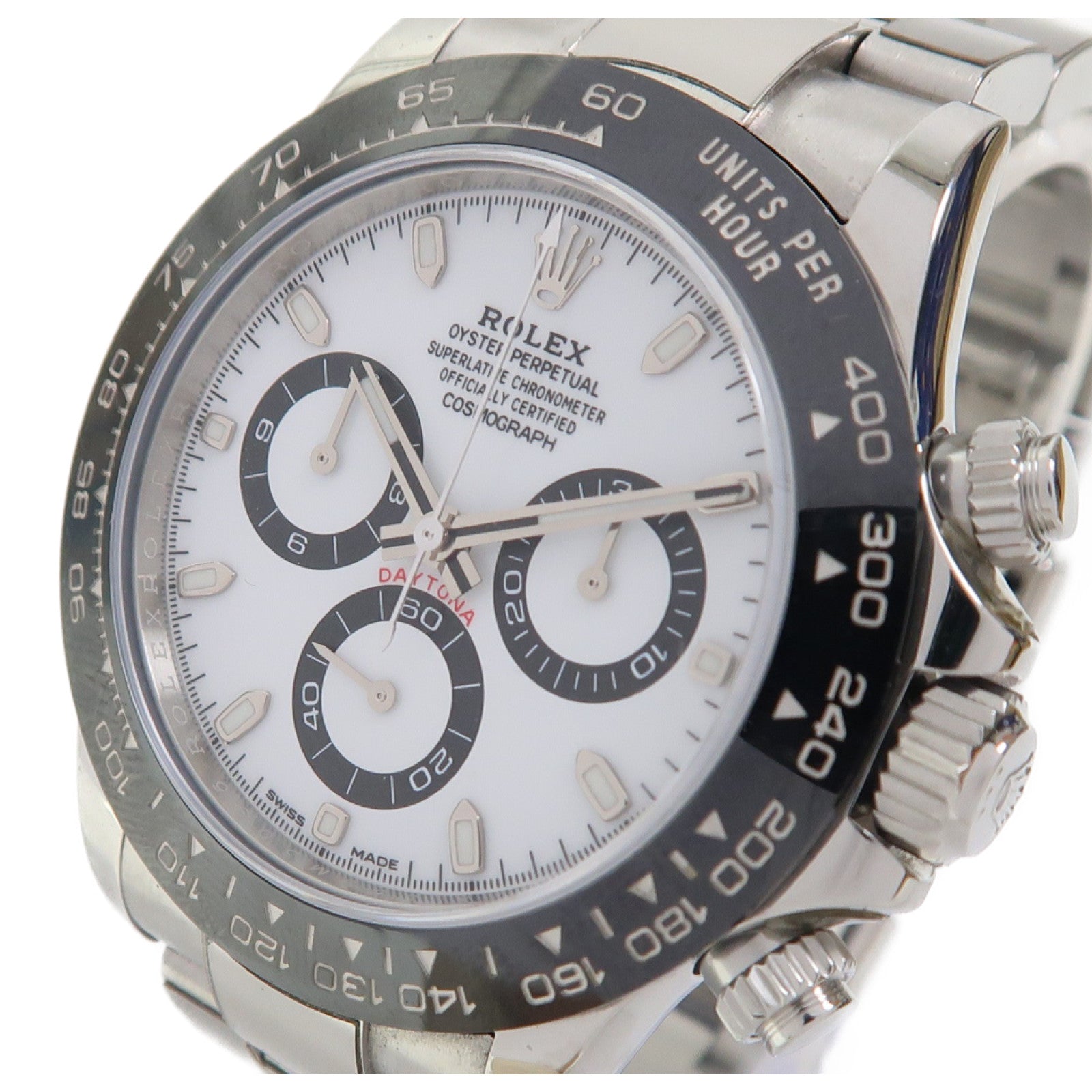 ROLEX Daytona不鏽鋼手錶自動機芯白色