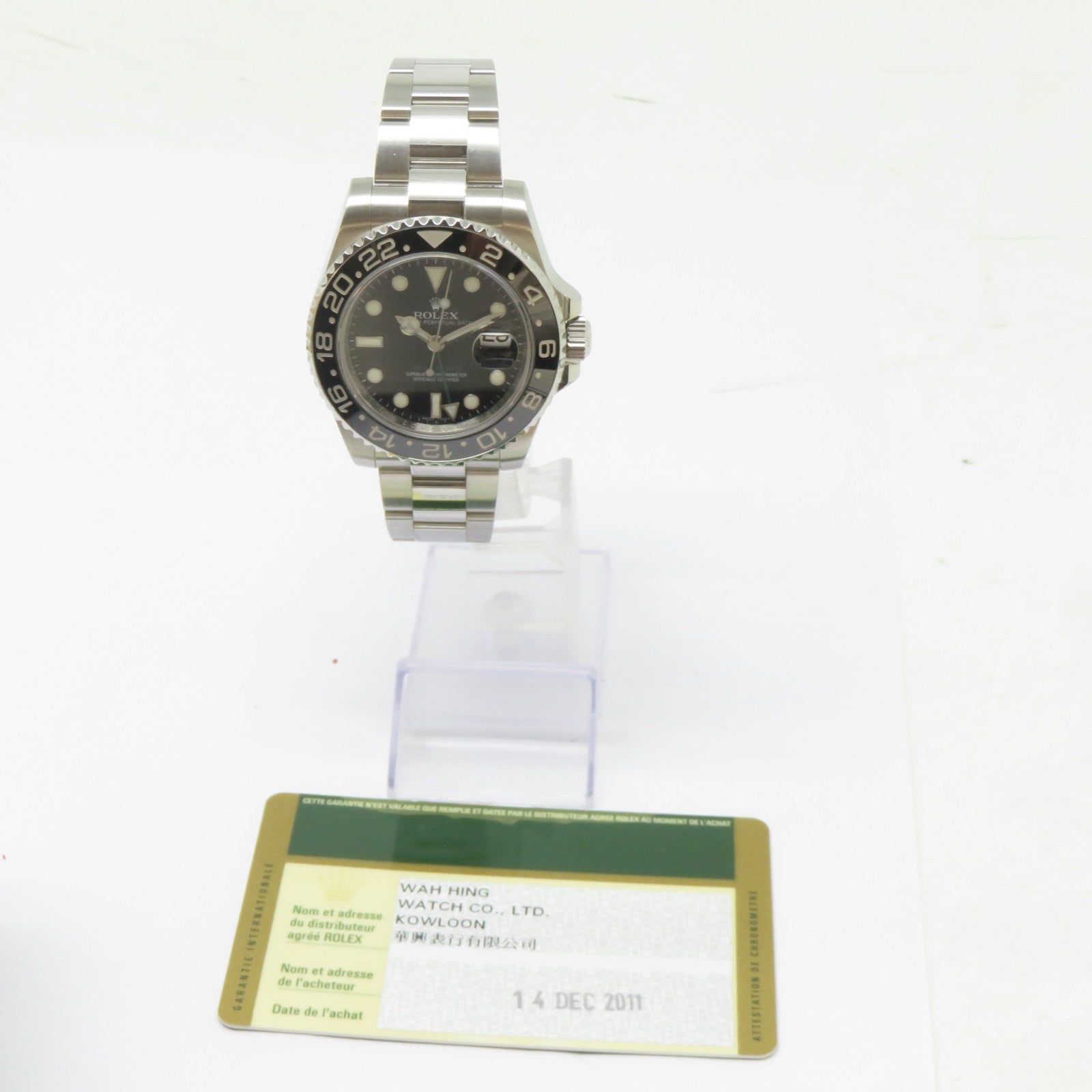 ROLEX GMT MasterⅡ不鏽鋼手錶自動機芯黑色