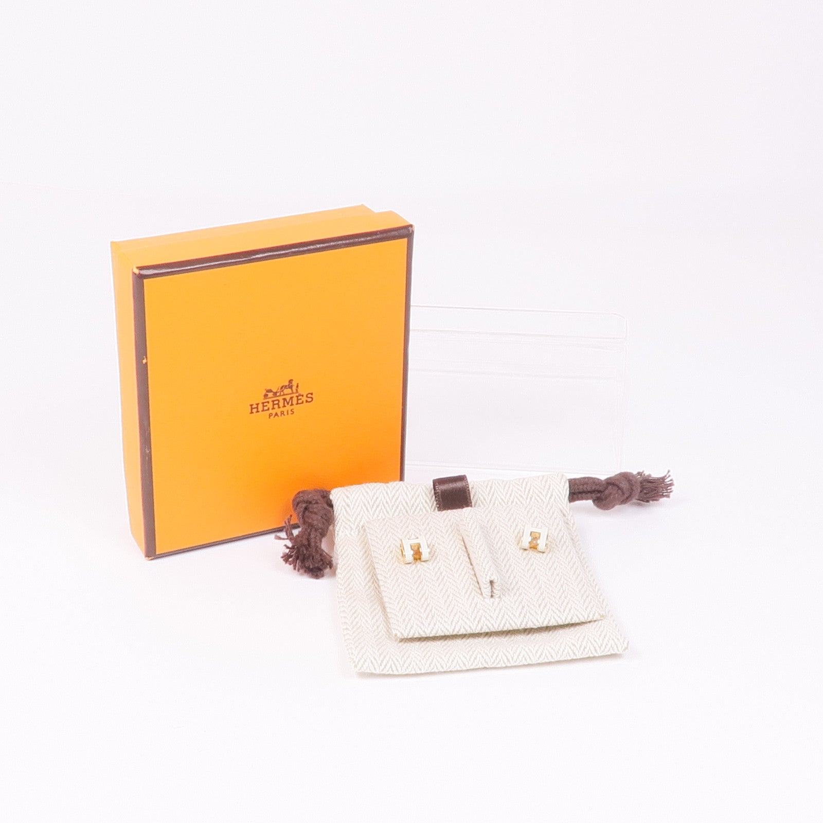 HERMES 金屬Mini Pop H Earrings耳環