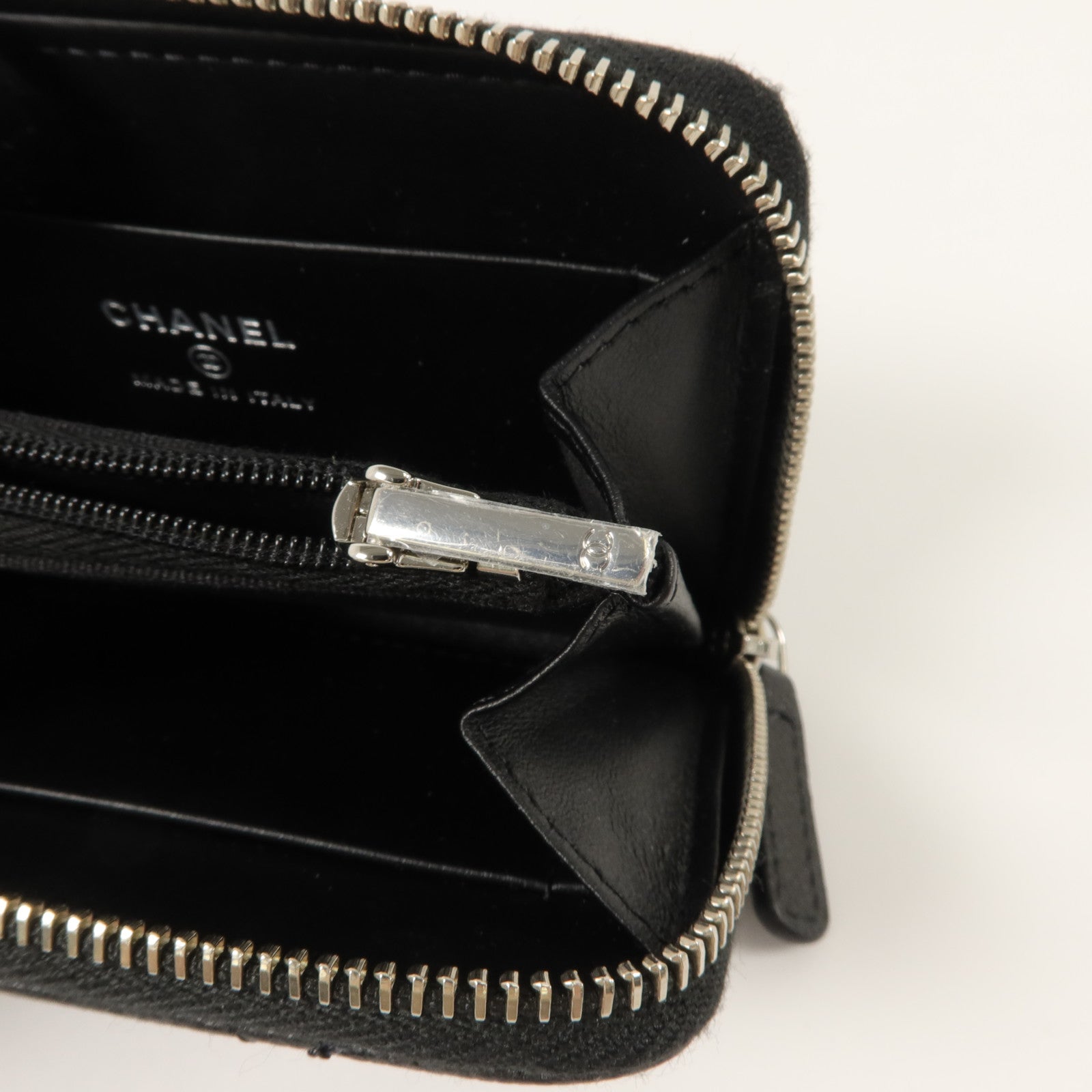CHANEL 牛皮皮革Zipped Coin Card Holder錢包
