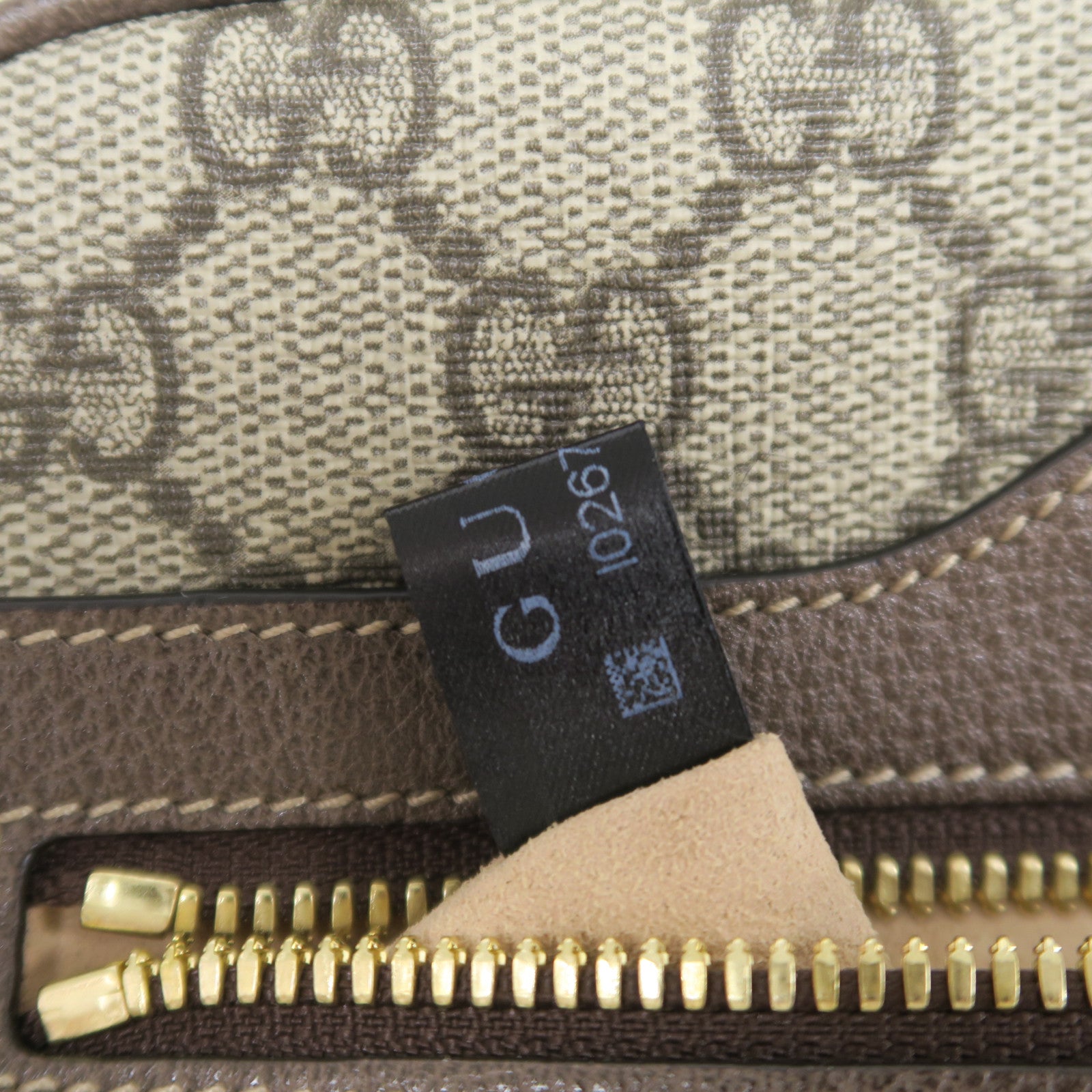 GUCCI 【激減優惠】塗層帆布Waist Bag金扣腰包啡色
