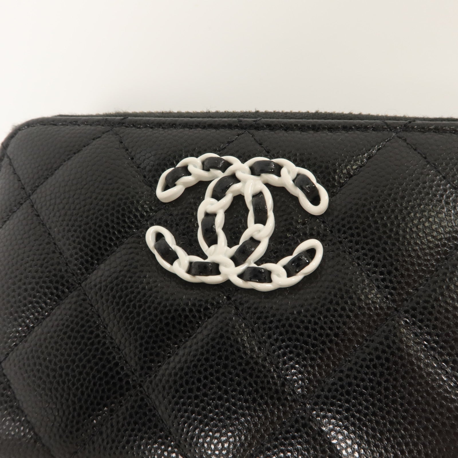 CHANEL 牛皮皮革Zipped Coin Card Holder錢包